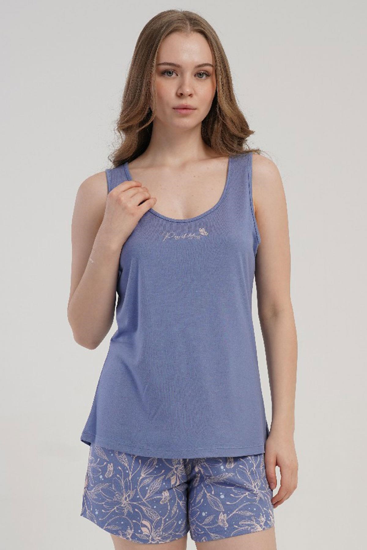 332512Kadın Kalın Askılı Şortlu Mor Pijama Takımı C5T7N1215Şortlu TakımkezokinoKadın Kalın Askılı Şortlu Mor Pijama Takımı C5T7N1215