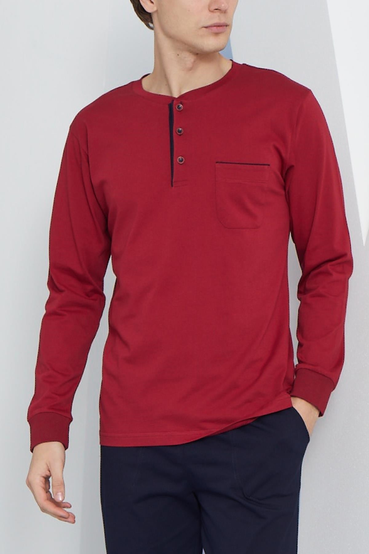 318176Erkek Uzun Kol Midi Yaka Bordo Pijama Takımı C9T2N4O4cotonhause.com.tr Online Alışveriş - Sezon İndirimlerini KeşfetErkek Uzun Kol Midi Yaka Bordo Pijama Takımı C9T2N4O4Pijama TakımıKLYErkek Uzun Kol Midi Yaka Bordo Pijama Takımı C9T2N4O4