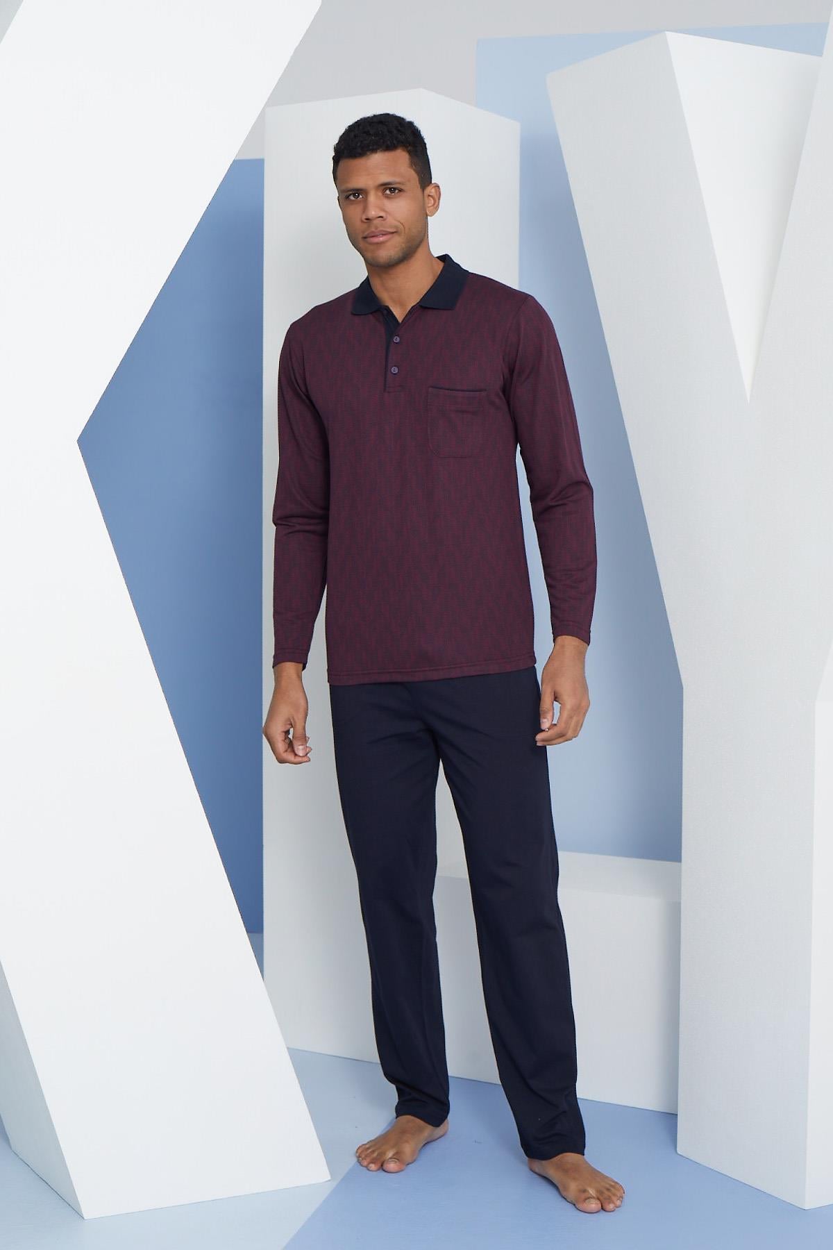 318174Erkek Uzun Kol Polo Yaka Bordo Pijama Takımı C9T2N4O7cotonhause.com.tr Online Alışveriş - Sezon İndirimlerini KeşfetErkek Uzun Kol Polo Yaka Bordo Pijama Takımı C9T2N4O7Pijama TakımıKLYErkek Uzun Kol Polo Yaka Bordo Pijama Takımı C9T2N4O7