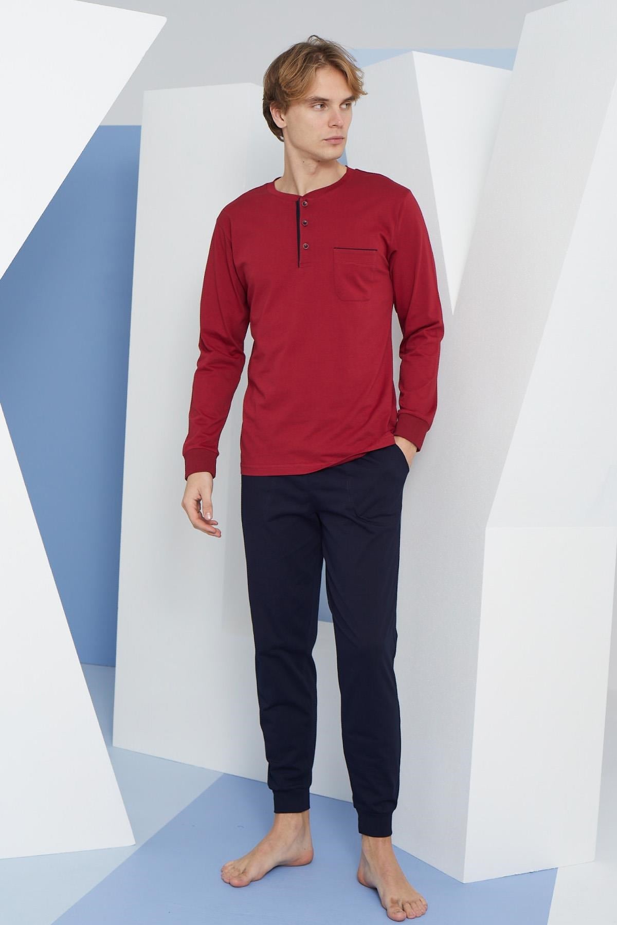 318176Erkek Uzun Kol Midi Yaka Bordo Pijama Takımı C9T2N4O4cotonhause.com.tr Online Alışveriş - Sezon İndirimlerini KeşfetErkek Uzun Kol Midi Yaka Bordo Pijama Takımı C9T2N4O4Pijama TakımıKLYErkek Uzun Kol Midi Yaka Bordo Pijama Takımı C9T2N4O4