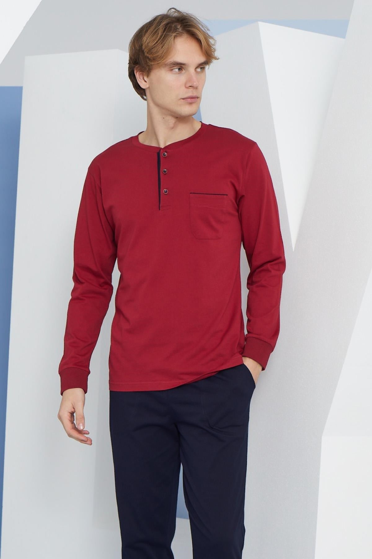 318176Erkek Uzun Kol Midi Yaka Bordo Pijama Takımı C9T2N4O4cotonhause.com.tr Online Alışveriş - Sezon İndirimlerini KeşfetErkek Uzun Kol Midi Yaka Bordo Pijama Takımı C9T2N4O4Pijama TakımıKLYErkek Uzun Kol Midi Yaka Bordo Pijama Takımı C9T2N4O4