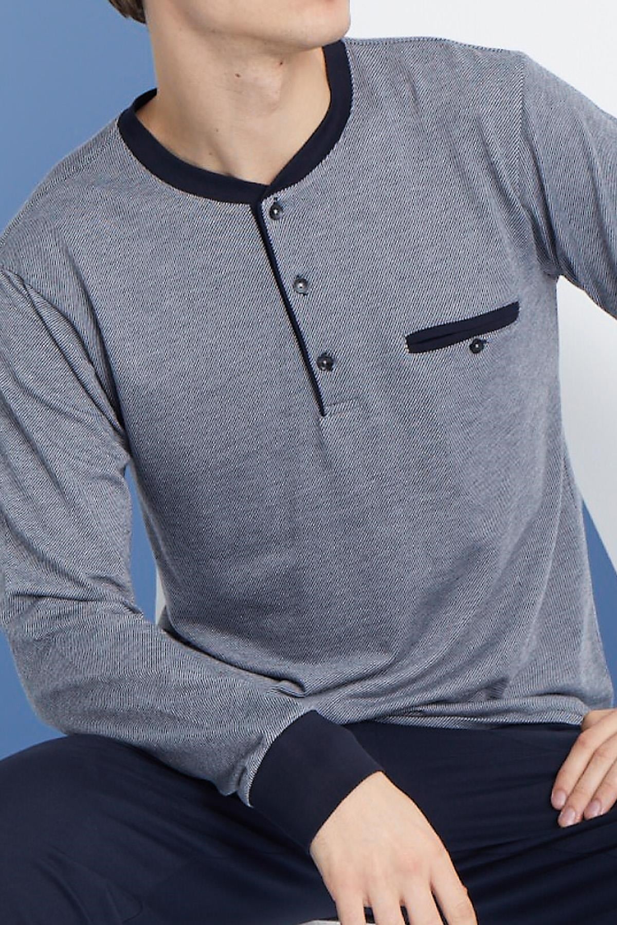 318155Erkek Uzun Kol Düğmeli Yaka Mevsimlik %100 Pamuk Lacivert Pijama Takımı C9T2N6O1cotonhause.com.tr Online Alışveriş - Sezon İndirimlerini KeşfetErkek Uzun Kol Düğmeli Yaka Mevsimlik %100 Pamuk Lacivert Pijama Takımı C9T2N6O1Pijama TakımıKLYErkek Uzun Kol Düğmeli Yaka Mevsimlik %100 Pamuk Lacivert Pijama Takımı C9T2N6O1