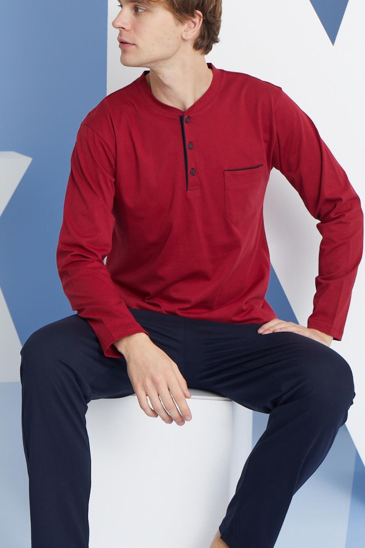 318170Erkek Uzun Kol Midi Yaka Bordo Pijama Takımı C9T2N5O0cotonhause.com.tr Online Alışveriş - Sezon İndirimlerini KeşfetErkek Uzun Kol Midi Yaka Bordo Pijama Takımı C9T2N5O0Pijama TakımıKLYErkek Uzun Kol Midi Yaka Bordo Pijama Takımı C9T2N5O0
