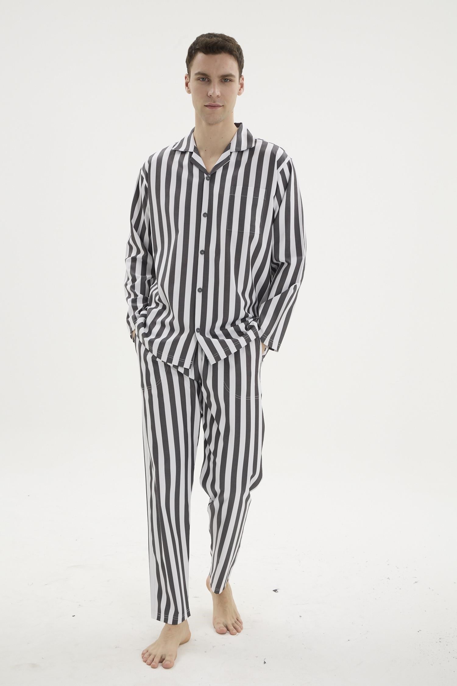 333296Erkek Antrasit Önden Düğmeli Çizgili Gaffur Pijama Takımı C4T3N04Pijama TakımıKLYErkek Antrasit Önden Düğmeli Çizgili Gaffur Pijama Takımı C4T3N04