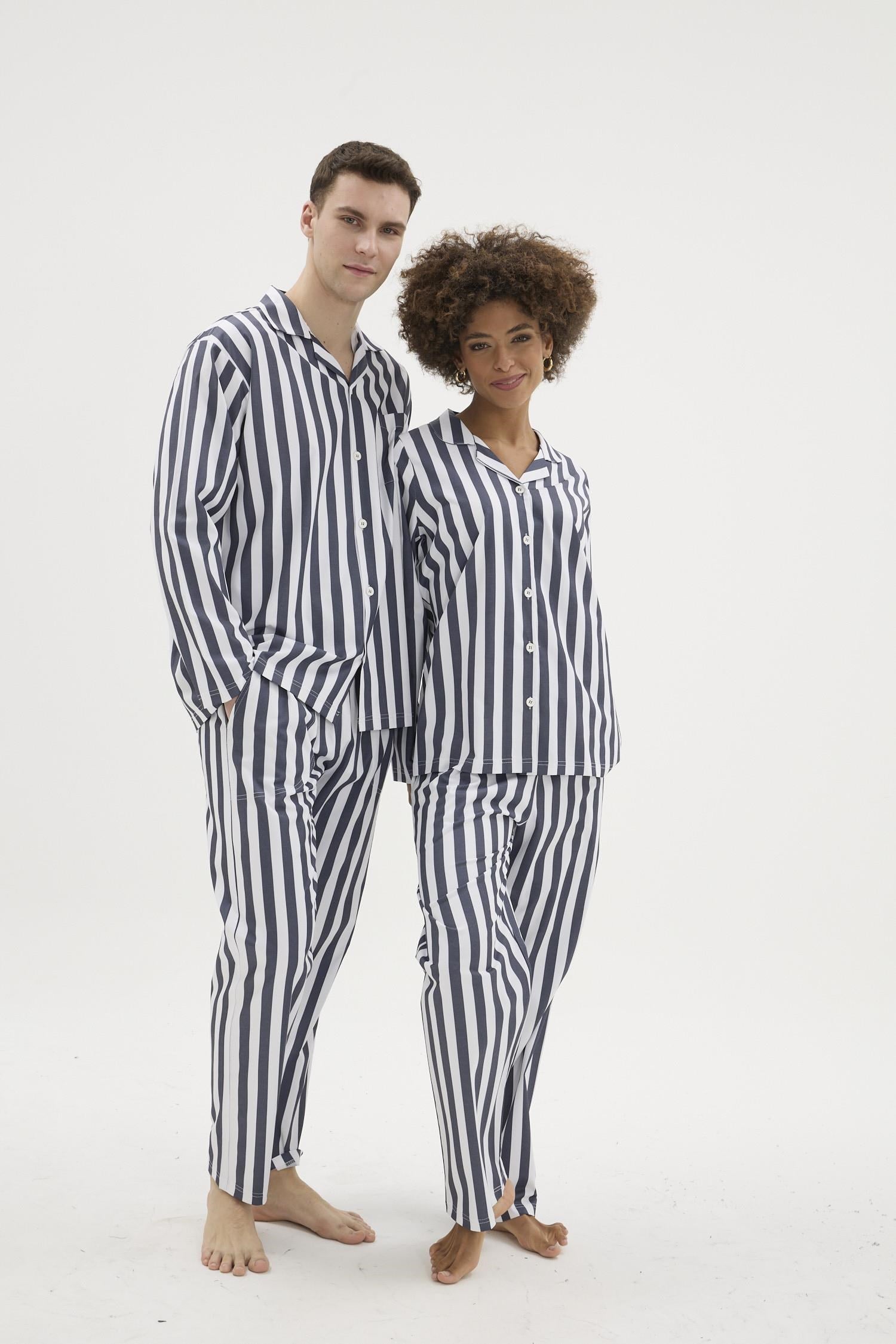 333298Erkek Mavi Önden Düğmeli Çizgili Gaffur Pijama Takımı C4T3N04Pijama TakımıKLYErkek Mavi Önden Düğmeli Çizgili Gaffur Pijama Takımı C4T3N04