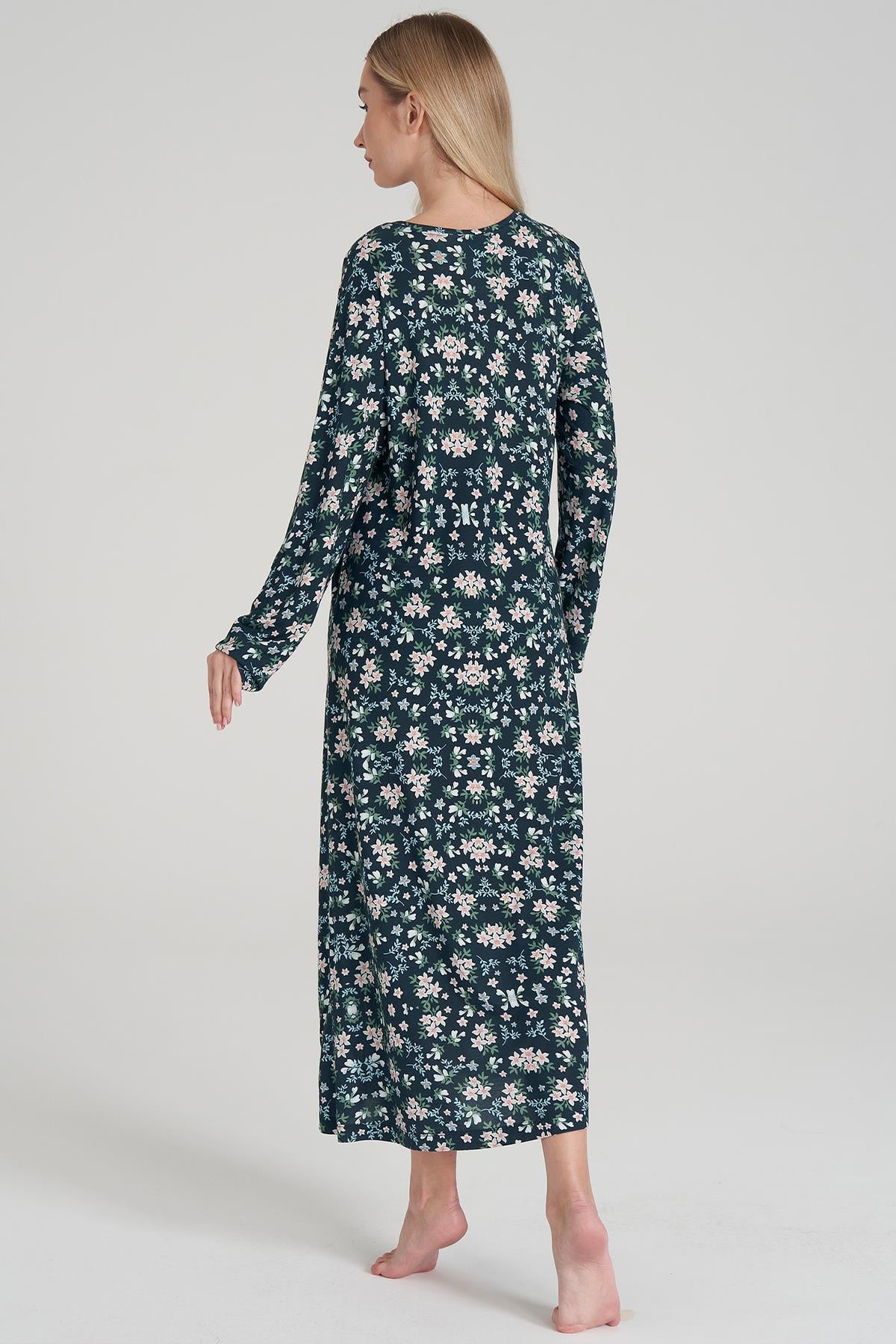 320774Kadın Uzun Kol Lacivert Gecelik C1T2N6O1cotonhause.com.tr Online Alışveriş - Sezon İndirimlerini Keşfet Kadın Uzun Kol Lacivert Gecelik C1T2N6O1Uzun GecelikPijadoreKadın Uzun Kol Lacivert Gecelik C1T2N6O1