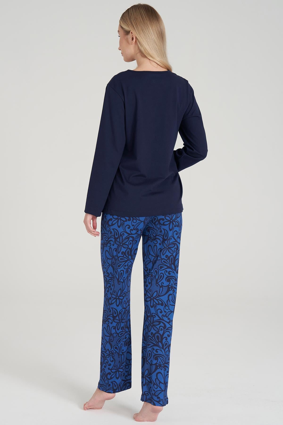 320781Kadın Uzun Kol Lacivert Pijama Takımı C3T2N6O1cotonhause.com.tr Online Alışveriş - Sezon İndirimlerini Keşfet Kadın Uzun Kol Lacivert Pijama Takımı C3T2N6O1Uzun Kol PijamaPijadoreKadın Uzun Kol Lacivert Pijama Takımı C3T2N6O1