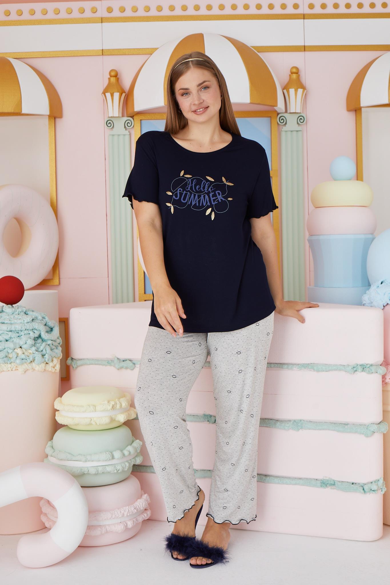 320001Kadın Büyük Beden Kısa Kol Lacivert Pijama Takım C1T4N7O51cotonhause.com.tr Online Alışveriş - Sezon İndirimlerini KeşfetKadın Büyük Beden Kısa Kol Lacivert Pijama Takım C1T4N7O51Büyük BedenSevimKadın Büyük Beden Kısa Kol Lacivert Pijama Takım C1T4N7O51