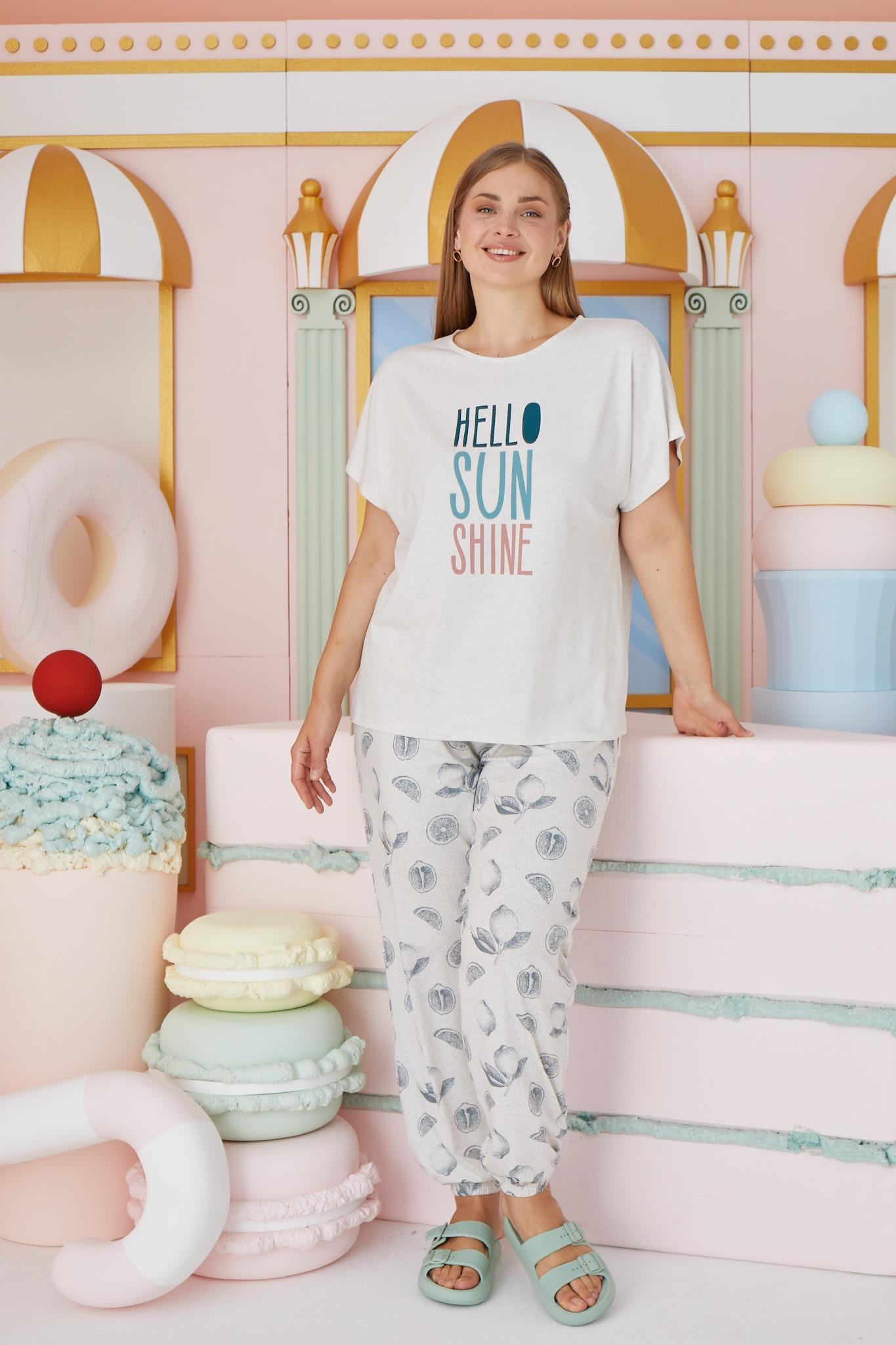 318625Kadın Büyük Beden Kısa Kol Bej Melanj Pijama Takım C4T7N651cotonhause.com.tr Online Alışveriş - Sezon İndirimlerini KeşfetKadın Büyük Beden Kısa Kol Bej Melanj Pijama Takım C4T7N651Büyük BedenSevimKadın Büyük Beden Kısa Kol Bej Melanj Pijama Takım C4T7N651