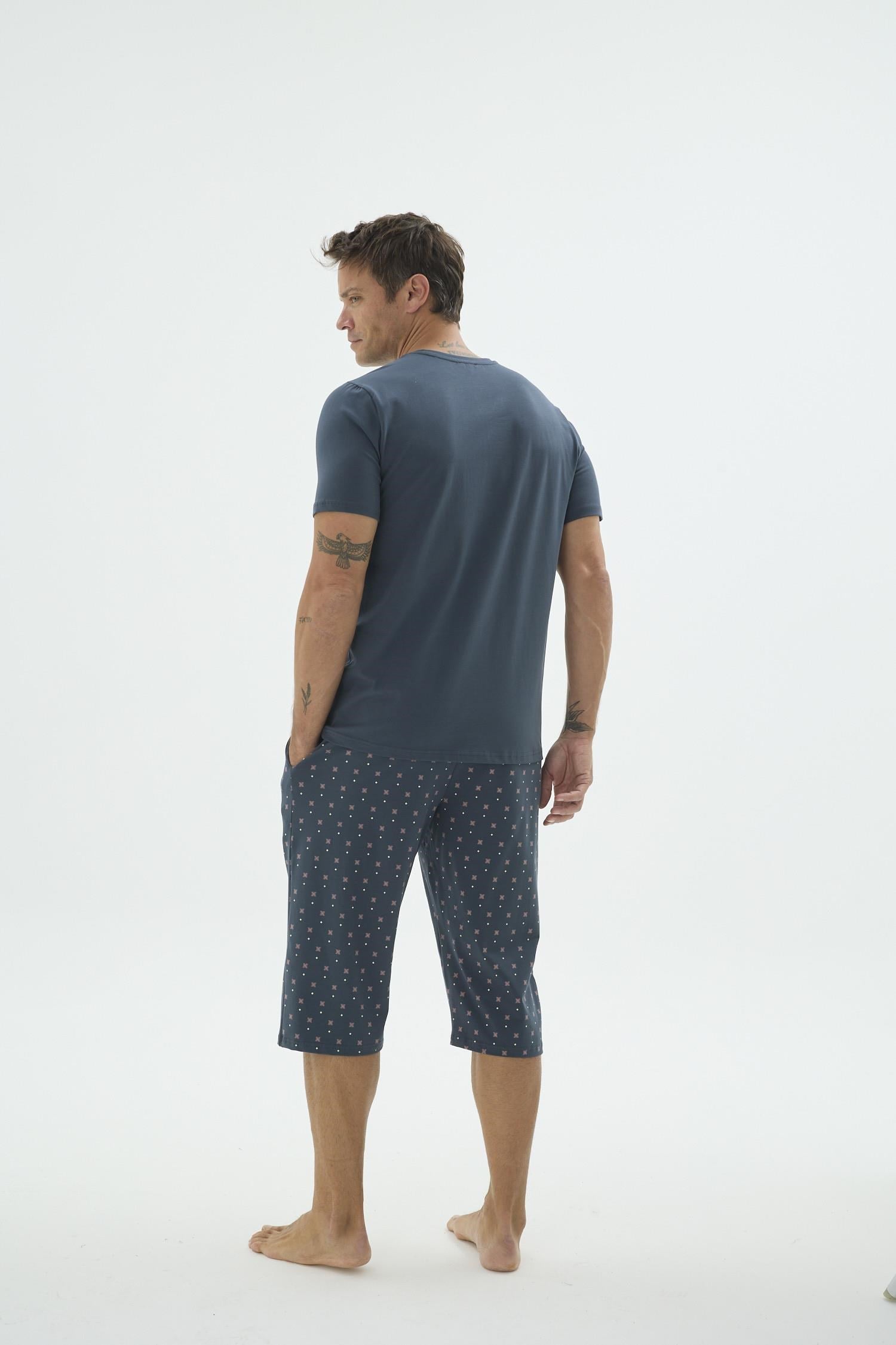 332709Erkek Büyük Beden Kısa Kollu Kapri Pijama Takımı C4T0N79Büyük BedenSevimErkek Büyük Beden Kısa Kollu Kapri Pijama Takımı C4T0N79