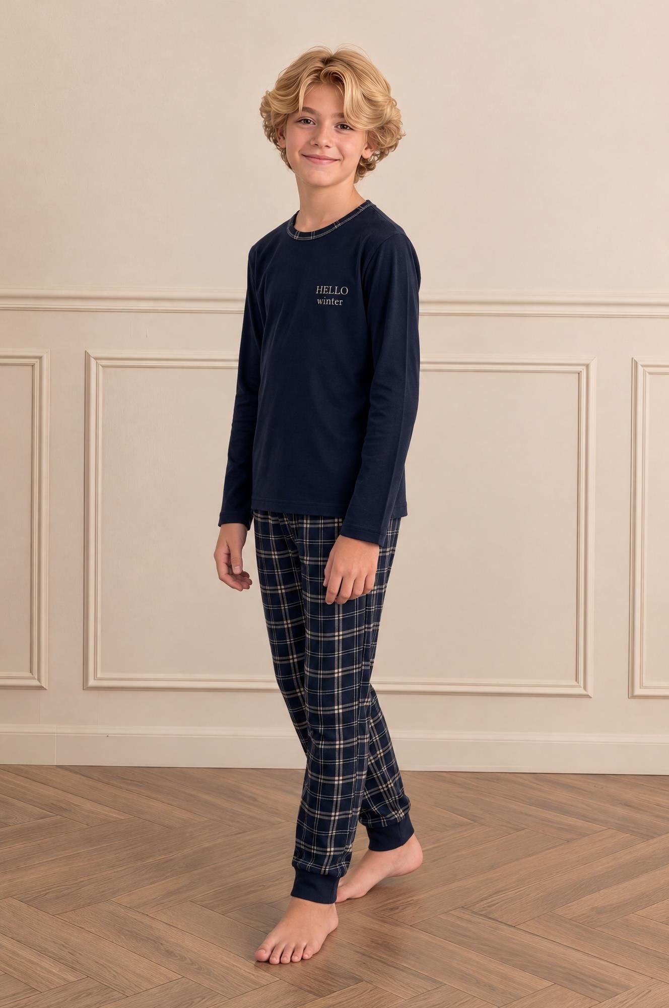 334299Erkek Çocuk Uzun Kollu Lacivert %100 Pamuk Pijama Takımı C0T5N007Erkek Çocuk Uzun Kollu Lacivert Pijama Takımı | cotonhauseErkek Çocuk PijamaSevimErkek Çocuk Uzun Kollu Lacivert %100 Pamuk Pijama Takımı C0T5N007