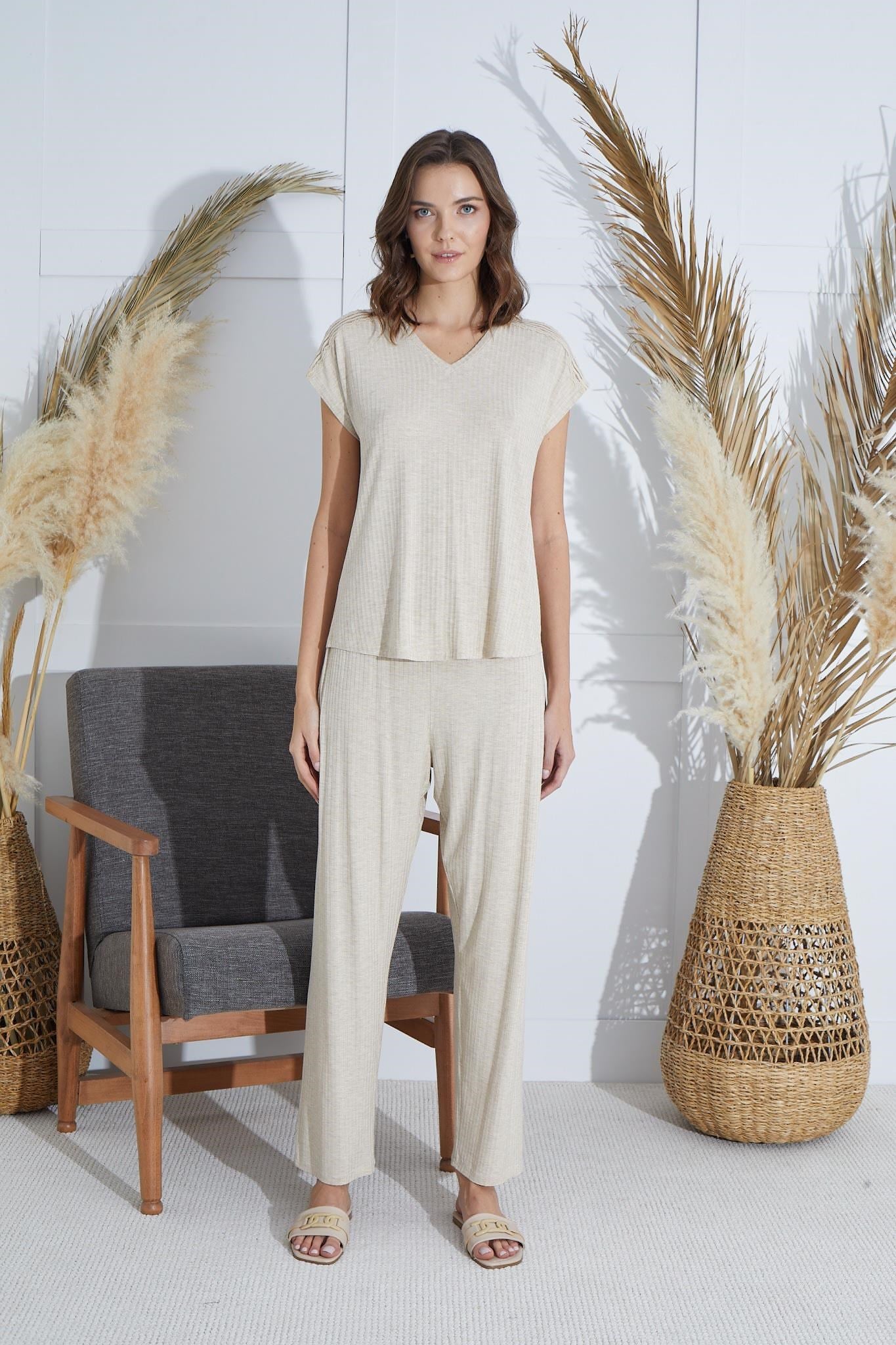 318781Kadın Kısa Kol Bej Melanj Pijama Takım C6T4N951cotonhause.com.tr Online Alışveriş - Sezon İndirimlerini KeşfetKadın Kısa Kol Bej Melanj Pijama Takım C6T4N951Kısa Kol / Askılı PijamaSevimKadın Kısa Kol Bej Melanj Pijama Takım C6T4N951