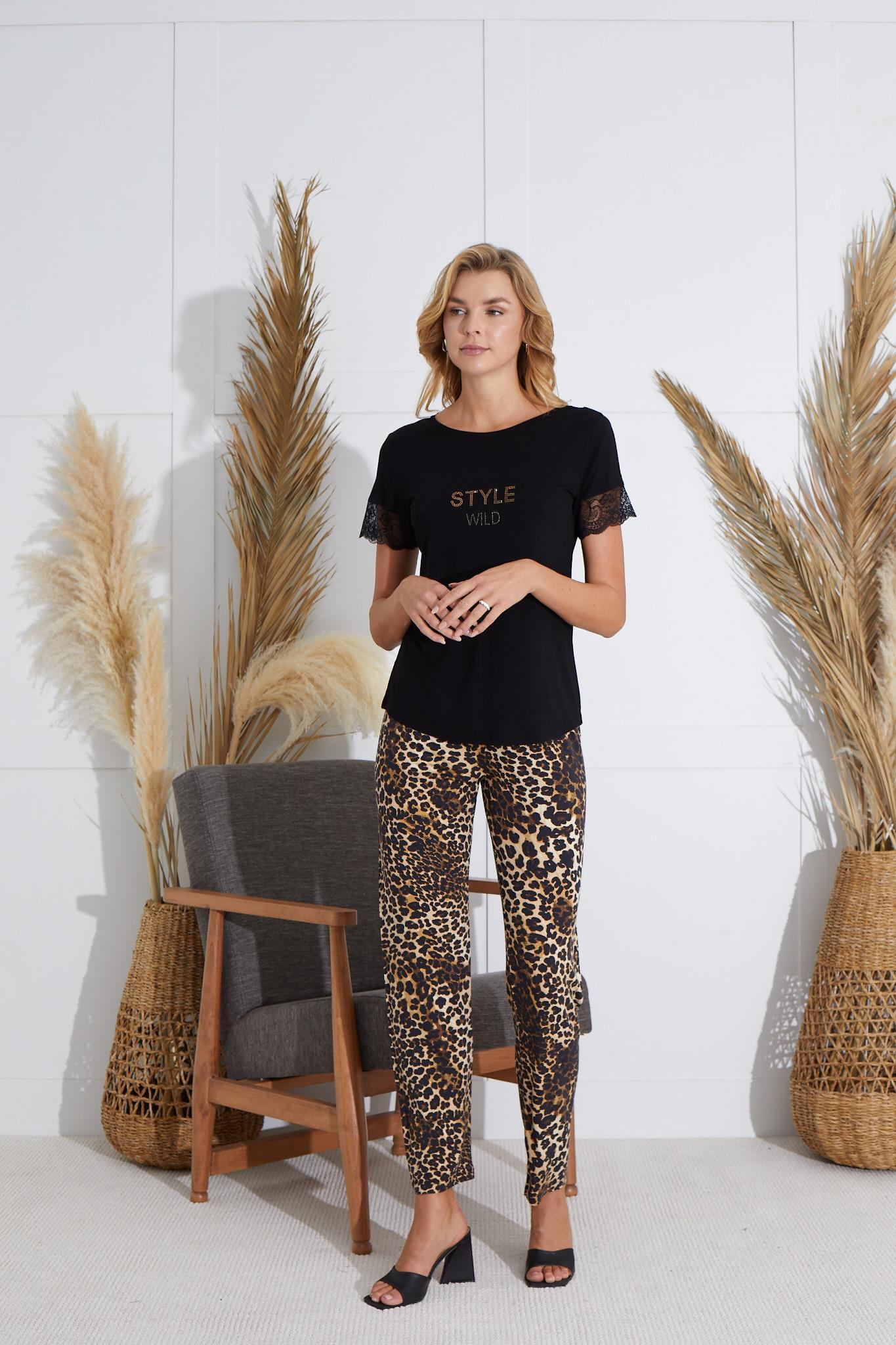 318760Kadın Kısa Kol Siyah Pijama Takım C6T0N551cotonhause.com.tr Online Alışveriş - Sezon İndirimlerini KeşfetKadın Kısa Kol Siyah Pijama Takım C6T0N551Kısa Kol / Askılı PijamaSevimKadın Kısa Kol Siyah Pijama Takım C6T0N551