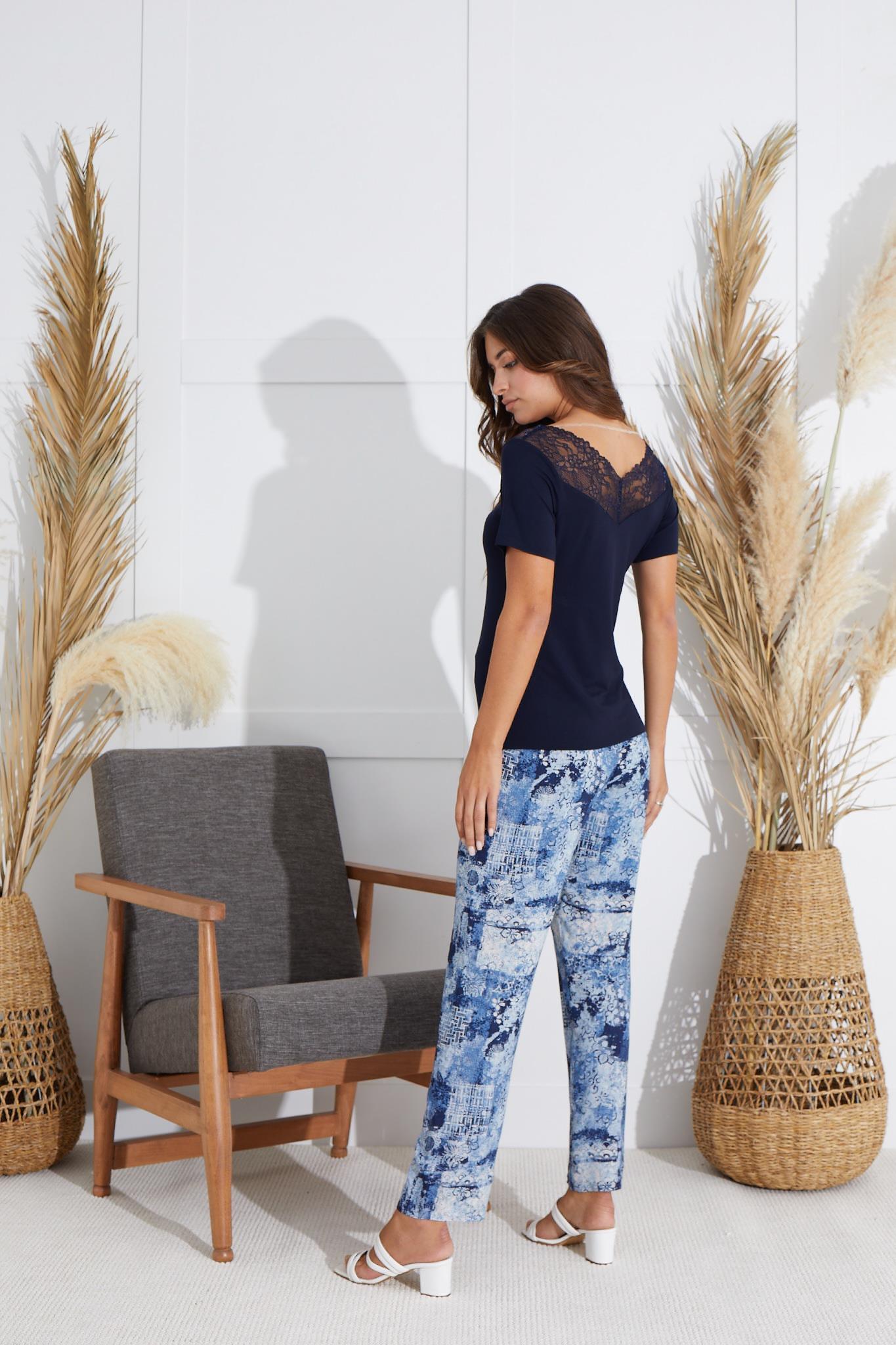 318590Kadın Dantelli Kısa Kol Lacivert Pijama Takım C1T5N551cotonhause.com.tr Online Alışveriş - Sezon İndirimlerini KeşfetKadın Dantelli Kısa Kol Lacivert Pijama Takım C1T5N551Kısa Kol / Askılı PijamaSevimKadın Dantelli Kısa Kol Lacivert Pijama Takım C1T5N551