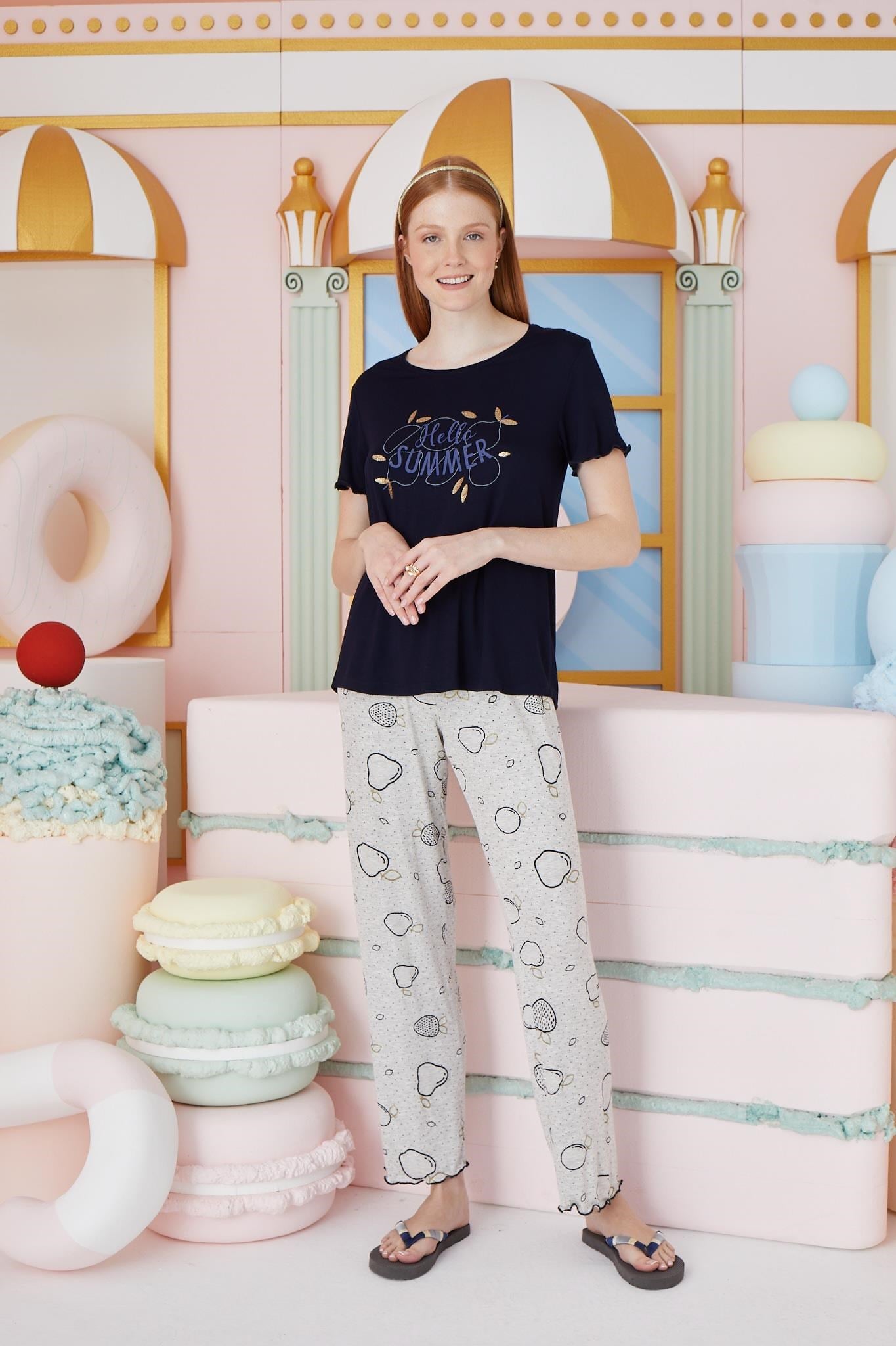 320007Kadın Kısa Kol Lacivert Pijama Takım C5T3N7O51cotonhause.com.tr Online Alışveriş - Sezon İndirimlerini KeşfetKadın Kısa Kol Lacivert Pijama Takım C5T3N7O51Kısa Kol / Askılı PijamaSevimKadın Kısa Kol Lacivert Pijama Takım C5T3N7O51