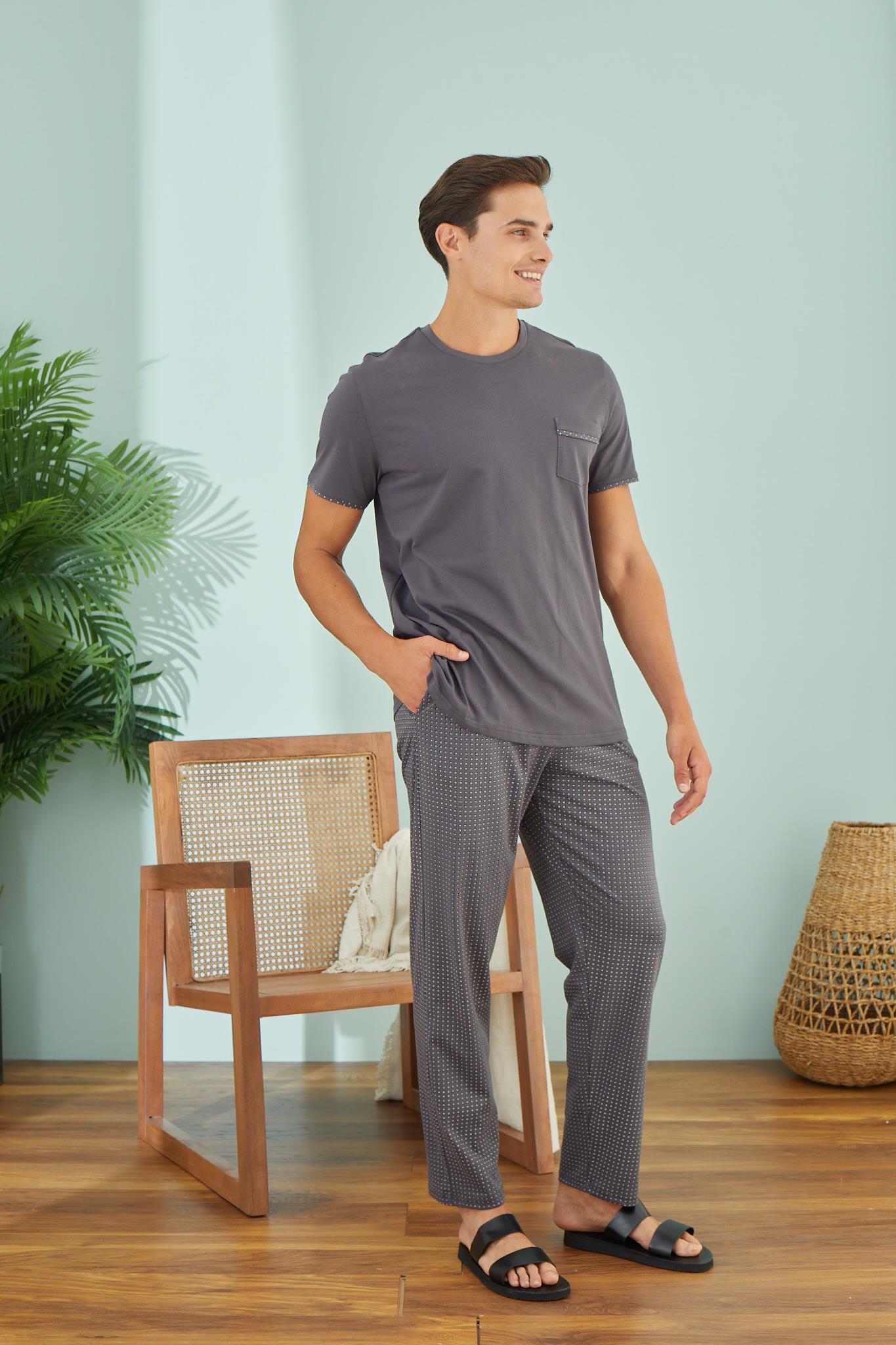 318751Erkek Kısa Kol Antrasit Pijama Takım C3T9N49cotonhause.com.tr Online Alışveriş - Sezon İndirimlerini KeşfetErkek Kısa Kol Antrasit Pijama Takım C3T9N49Pijama TakımıSevimErkek Kısa Kol Antrasit Pijama Takım C3T9N49