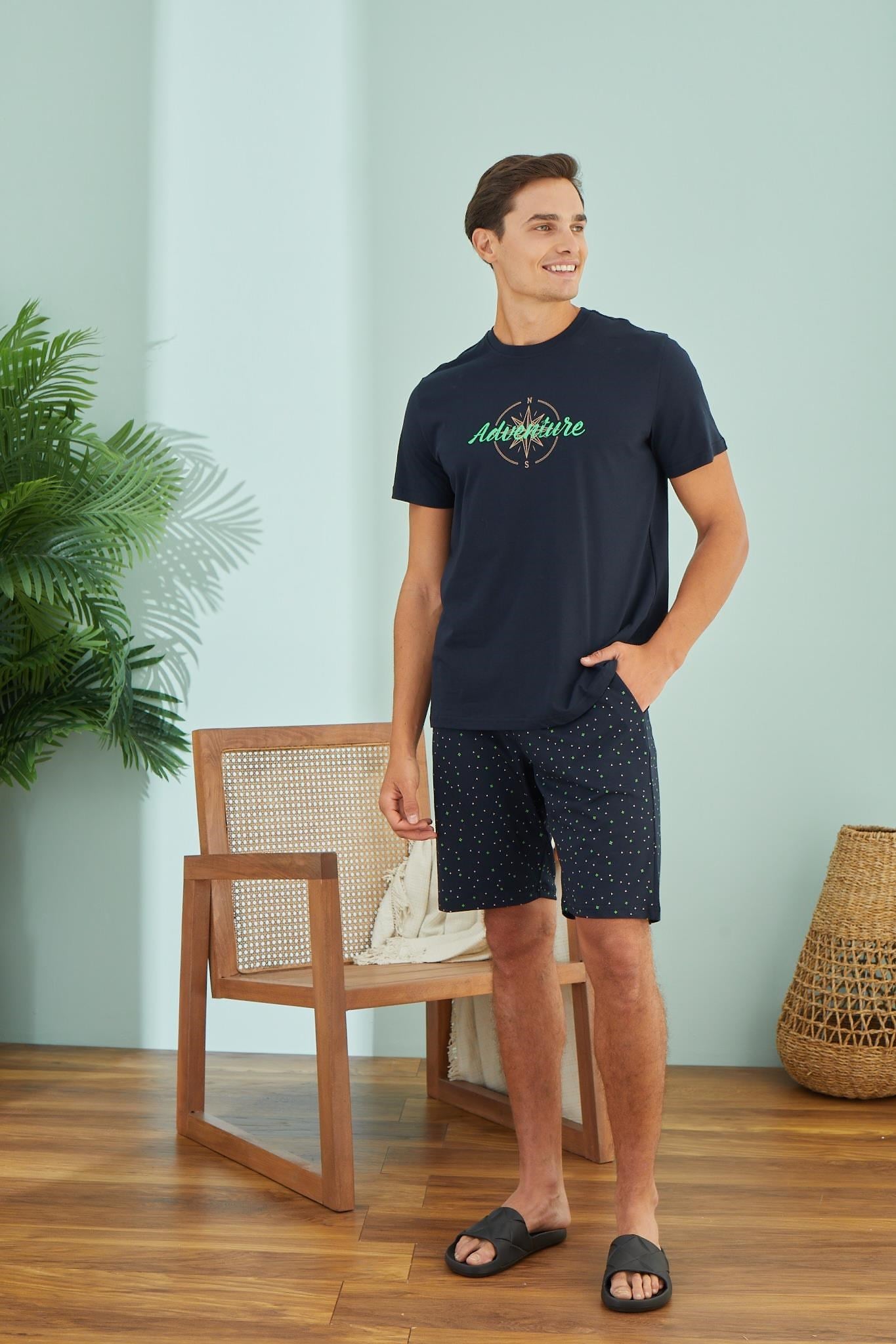 318754Erkek Kısa Kol 3 Lü Lacivert Şortlu Pijama Takım C9T9N49cotonhause.com.tr Online Alışveriş - Sezon İndirimlerini KeşfetErkek Kısa Kol 3 Lü Lacivert Şortlu Pijama Takım C9T9N49Pijama TakımıSevimErkek Kısa Kol 3 Lü Lacivert Şortlu Pijama Takım C9T9N49