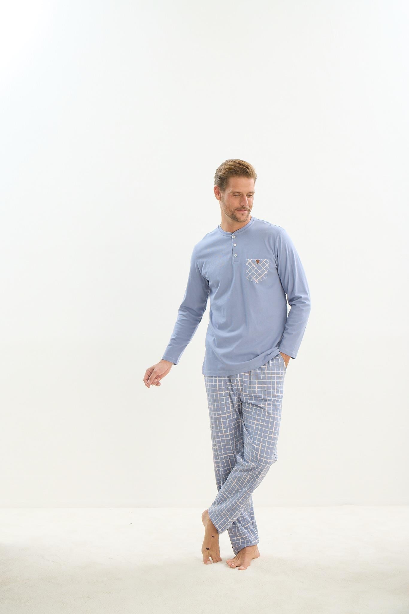 325485Erkek Uzun Kol %100 Pamuk Mavi Pijama Takım 9516Erkek Uzun Kol %100 Pamuk Mavi Pijama Takım 9516SevimPijama TakımıPijama TakımıSevimErkek Uzun Kol %100 Pamuk Mavi Pijama Takım 9516