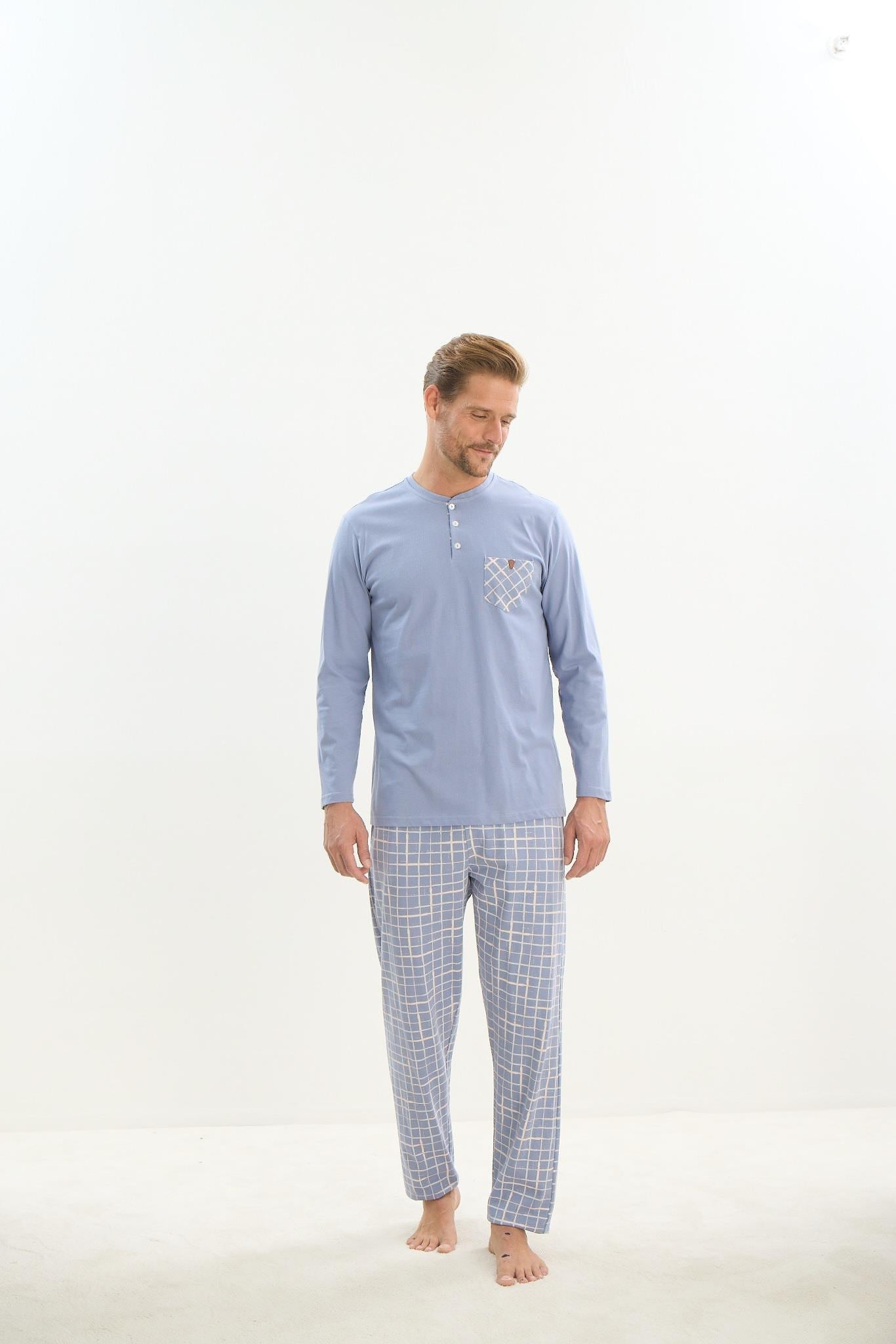 325485Erkek Uzun Kol %100 Pamuk Mavi Pijama Takım 9516Erkek Uzun Kol %100 Pamuk Mavi Pijama Takım 9516SevimPijama TakımıPijama TakımıSevimErkek Uzun Kol %100 Pamuk Mavi Pijama Takım 9516