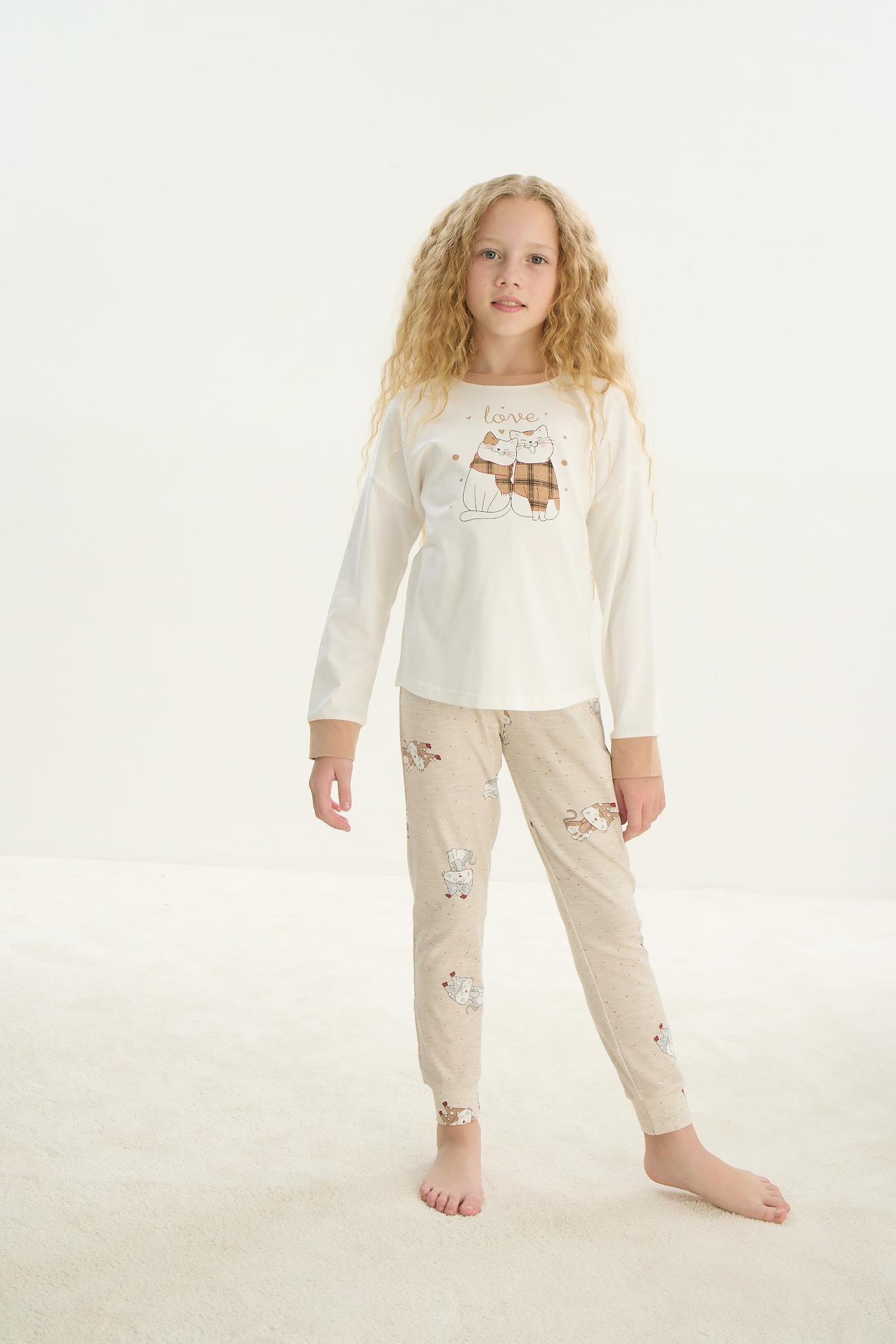 324299Kız Çocuk Uzun Kol Ekru Pijama Takım C2T4N7O8Kız Çocuk Uzun Kol Ekru Pijama Takım C2T4N7O8SevimPijamaPijamaSevimKız Çocuk Uzun Kol Ekru Pijama Takım C2T4N7O8