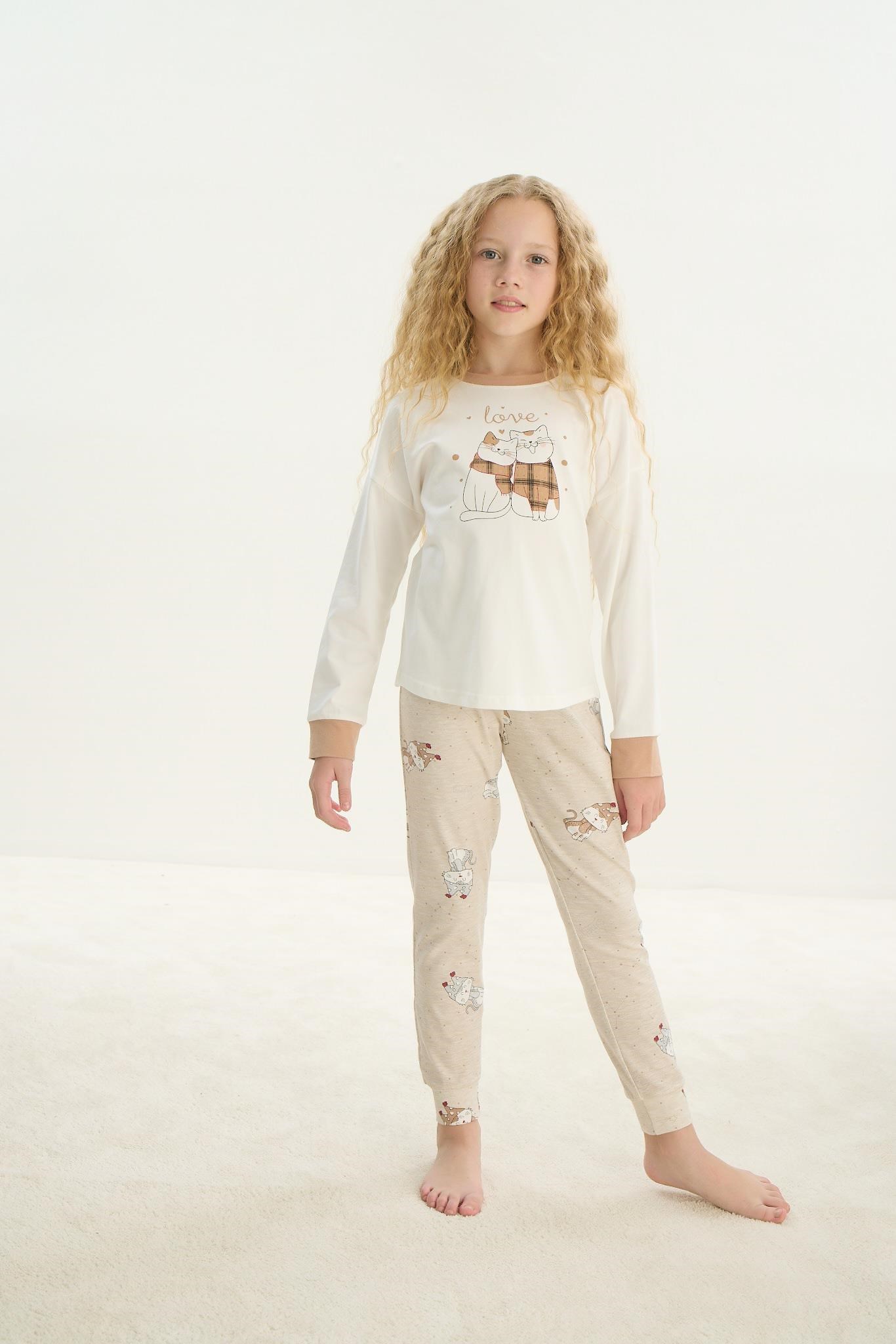 324299Kız Çocuk Uzun Kol Ekru Pijama Takım C2T4N7O8Kız Çocuk Uzun Kol Ekru Pijama Takım C2T4N7O8SevimPijamaPijamaSevimKız Çocuk Uzun Kol Ekru Pijama Takım C2T4N7O8