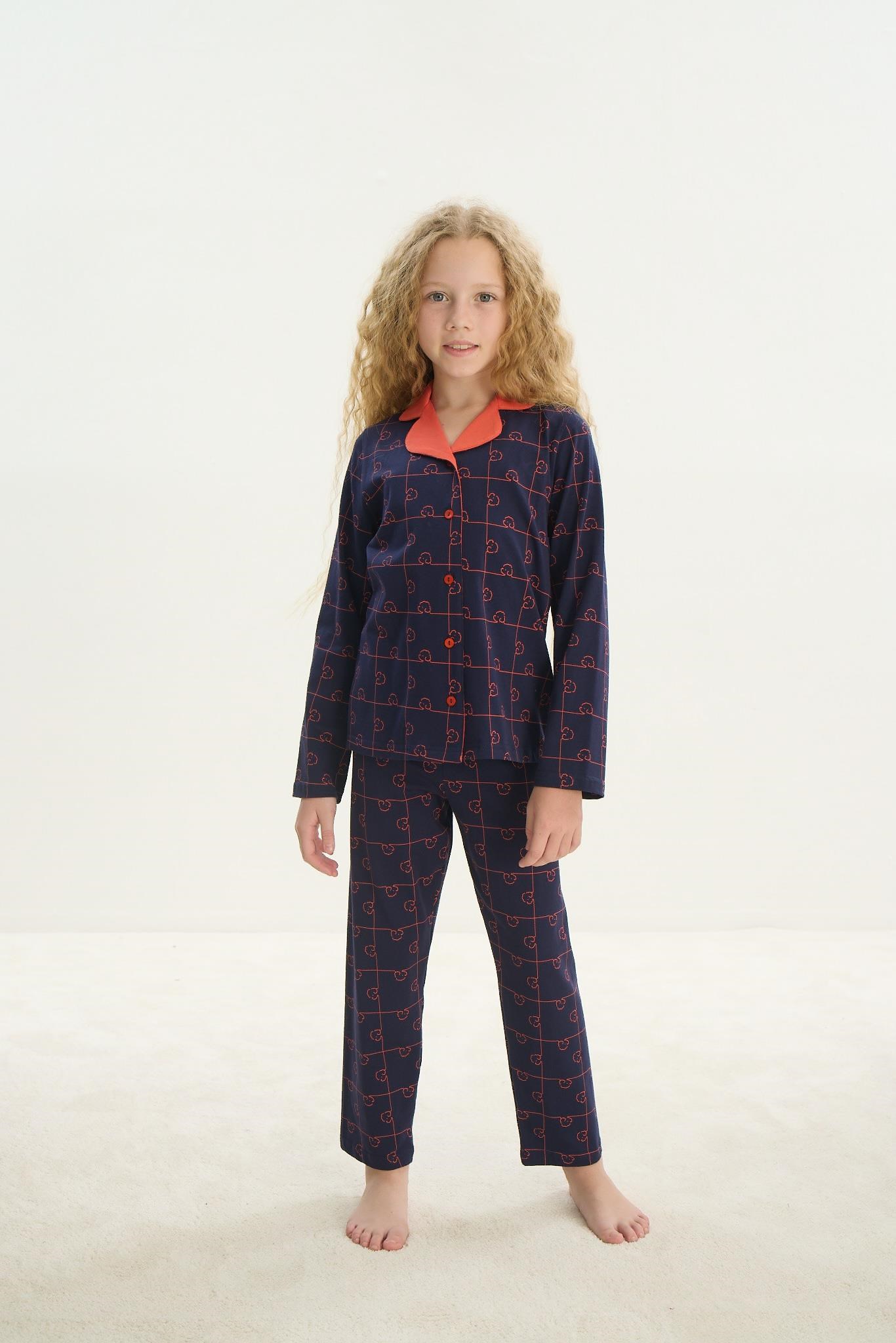 324282Kız Çocuk Uzun Kol Gömlek Yaka Önden Düğmeli Lacivert Pijama Takım C0T1N7O8Kız Çocuk Uzun Kol Gömlek Yaka Önden Düğmeli Lacivert Pijama Takım C0T1N7O8SevimPijamaPijamaSevimKız Çocuk Uzun Kol Gömlek Yaka Önden Düğmeli Lacivert Pijama Takım C0T1N7O8