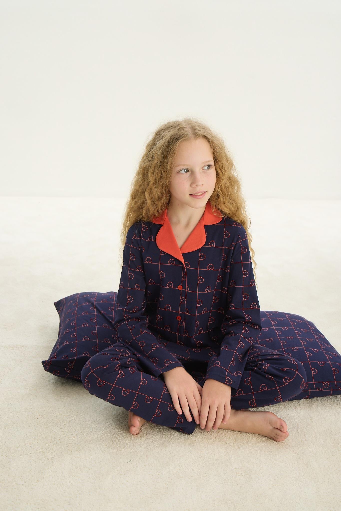 324282Kız Çocuk Uzun Kol Gömlek Yaka Önden Düğmeli Lacivert Pijama Takım C0T1N7O8Kız Çocuk Uzun Kol Gömlek Yaka Önden Düğmeli Lacivert Pijama Takım C0T1N7O8SevimPijamaPijamaSevimKız Çocuk Uzun Kol Gömlek Yaka Önden Düğmeli Lacivert Pijama Takım C0T1N7O8