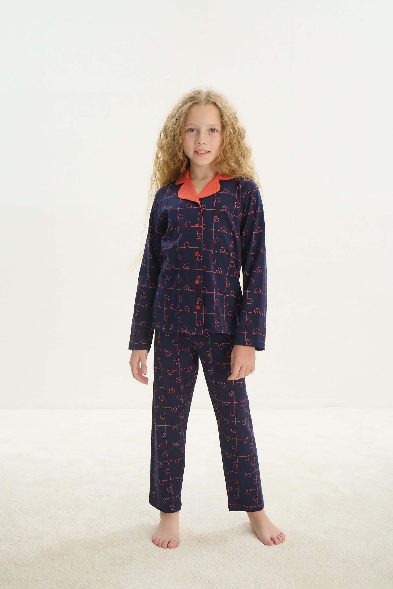 324282Kız Çocuk Uzun Kol Gömlek Yaka Önden Düğmeli Lacivert Pijama Takım C0T1N7O8Kız Çocuk Uzun Kol Gömlek Yaka Önden Düğmeli Lacivert Pijama Takım C0T1N7O8SevimPijamaPijamaSevimKız Çocuk Uzun Kol Gömlek Yaka Önden Düğmeli Lacivert Pijama Takım C0T1N7O8