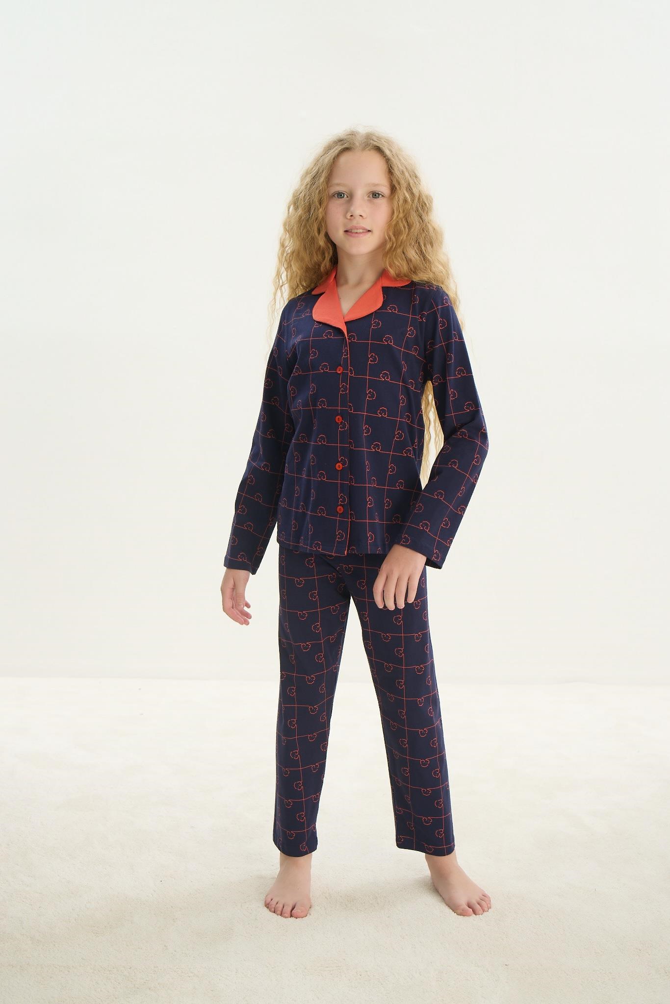 324282Kız Çocuk Uzun Kol Gömlek Yaka Önden Düğmeli Lacivert Pijama Takım C0T1N7O8Kız Çocuk Uzun Kol Gömlek Yaka Önden Düğmeli Lacivert Pijama Takım C0T1N7O8SevimPijamaPijamaSevimKız Çocuk Uzun Kol Gömlek Yaka Önden Düğmeli Lacivert Pijama Takım C0T1N7O8