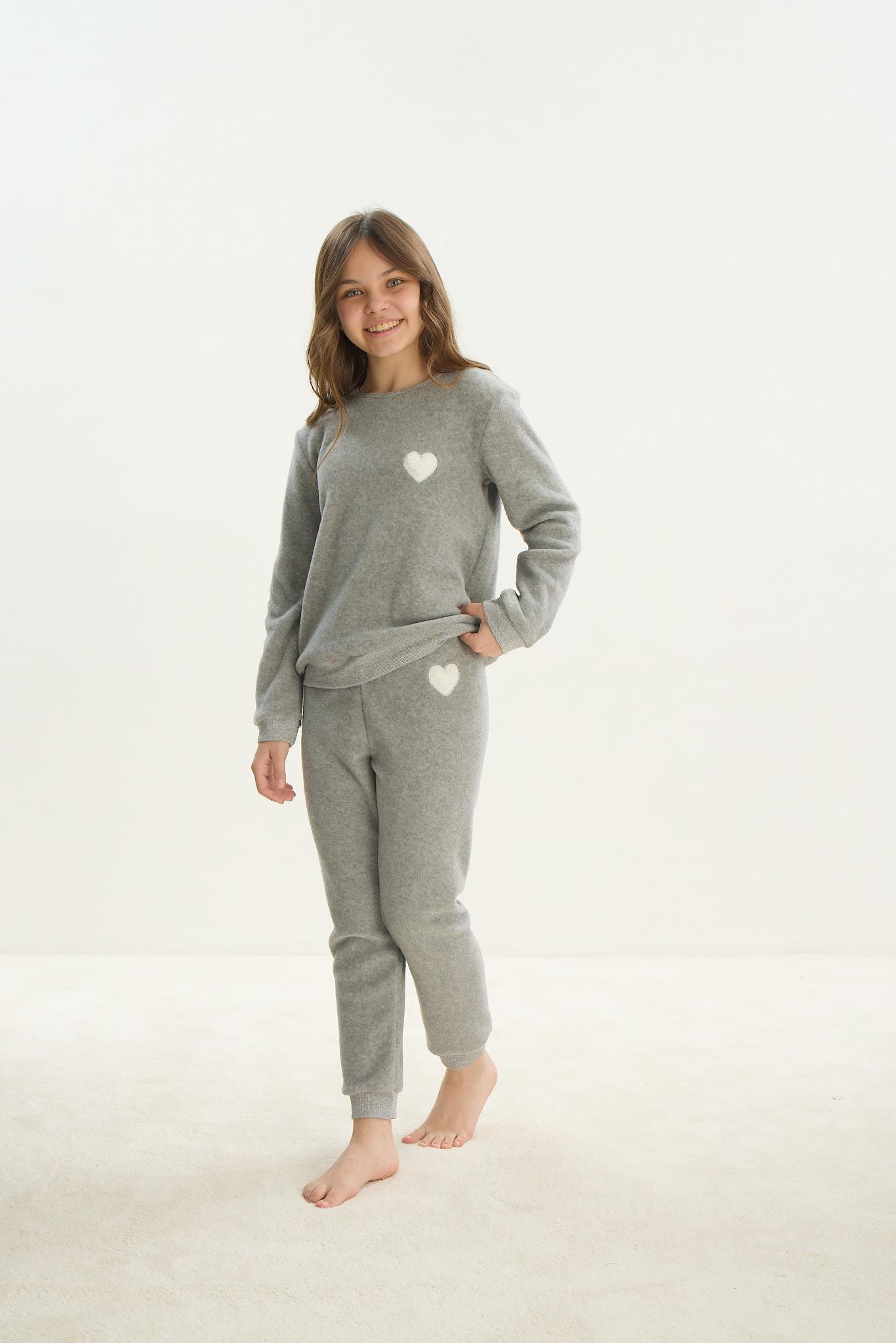 324306Kız Çocuk Uzun Kol Polar Gri Melanj Pijama Takım C0T5N7O8Kız Çocuk Uzun Kol Polar Gri Melanj Pijama Takım C0T5N7O8SevimPijamaPijamaSevimKız Çocuk Uzun Kol Polar Gri Melanj Pijama Takım C0T5N7O8