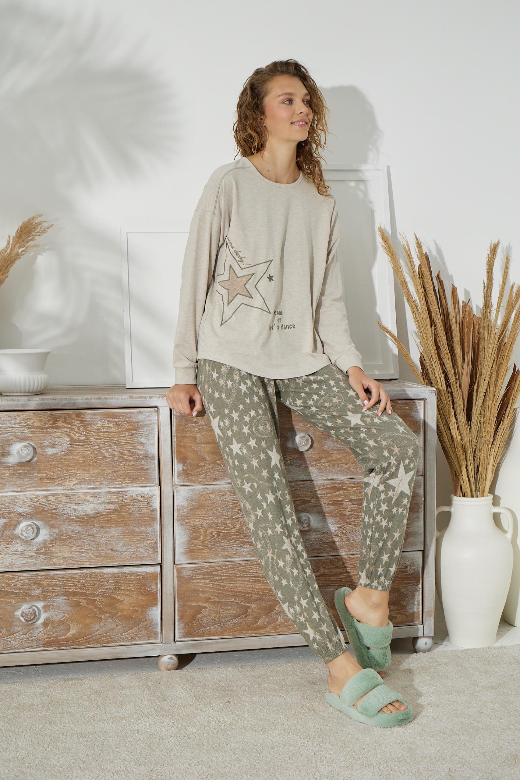 315818Kadın Uzun Kol Jakarlı Kalın Bej Melanj Pijama Takımı C1T5N0O93cotonhause.com.tr Online Alışveriş - Sezon İndirimlerini KeşfetKadın Uzun Kol Jakarlı Kalın Bej Melanj Pijama Takımı C1T5N0O93Uzun Kol PijamaSevimKadın Uzun Kol Jakarlı Kalın Bej Melanj Pijama Takımı C1T5N0O93