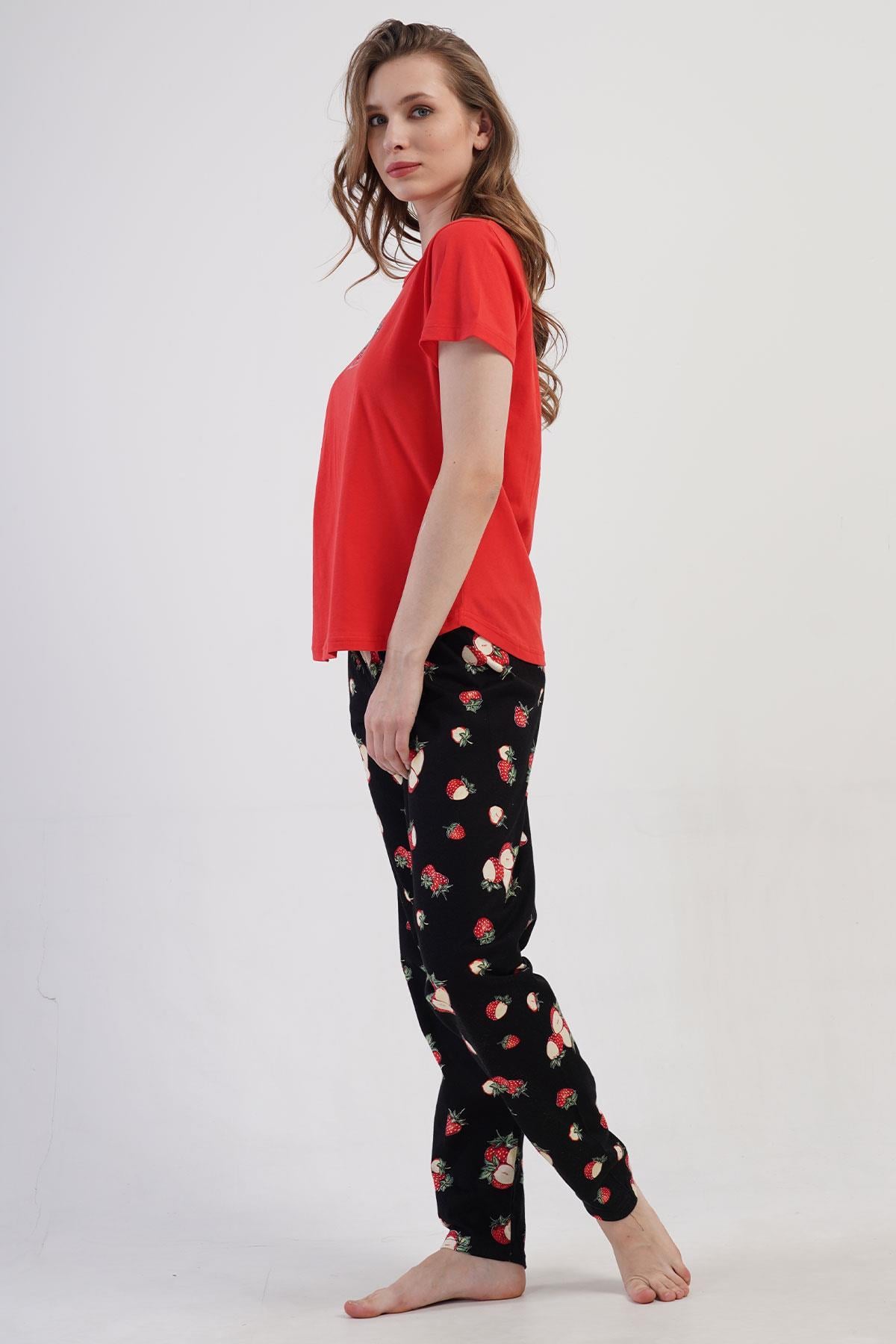 327320Kadın Büyük Beden Kısa Kol Kırmızı Pijama Takımı C6T9N0O904cotonhause.com.tr Online Alışveriş - Sezon İndirimlerini Keşfet Kadın Büyük Beden Kısa Kol Kırmızı Pijama Takımı C6T9N0O904Büyük BedenVienettaKadın Büyük Beden Kısa Kol Kırmızı Pijama Takımı C6T9N0O904