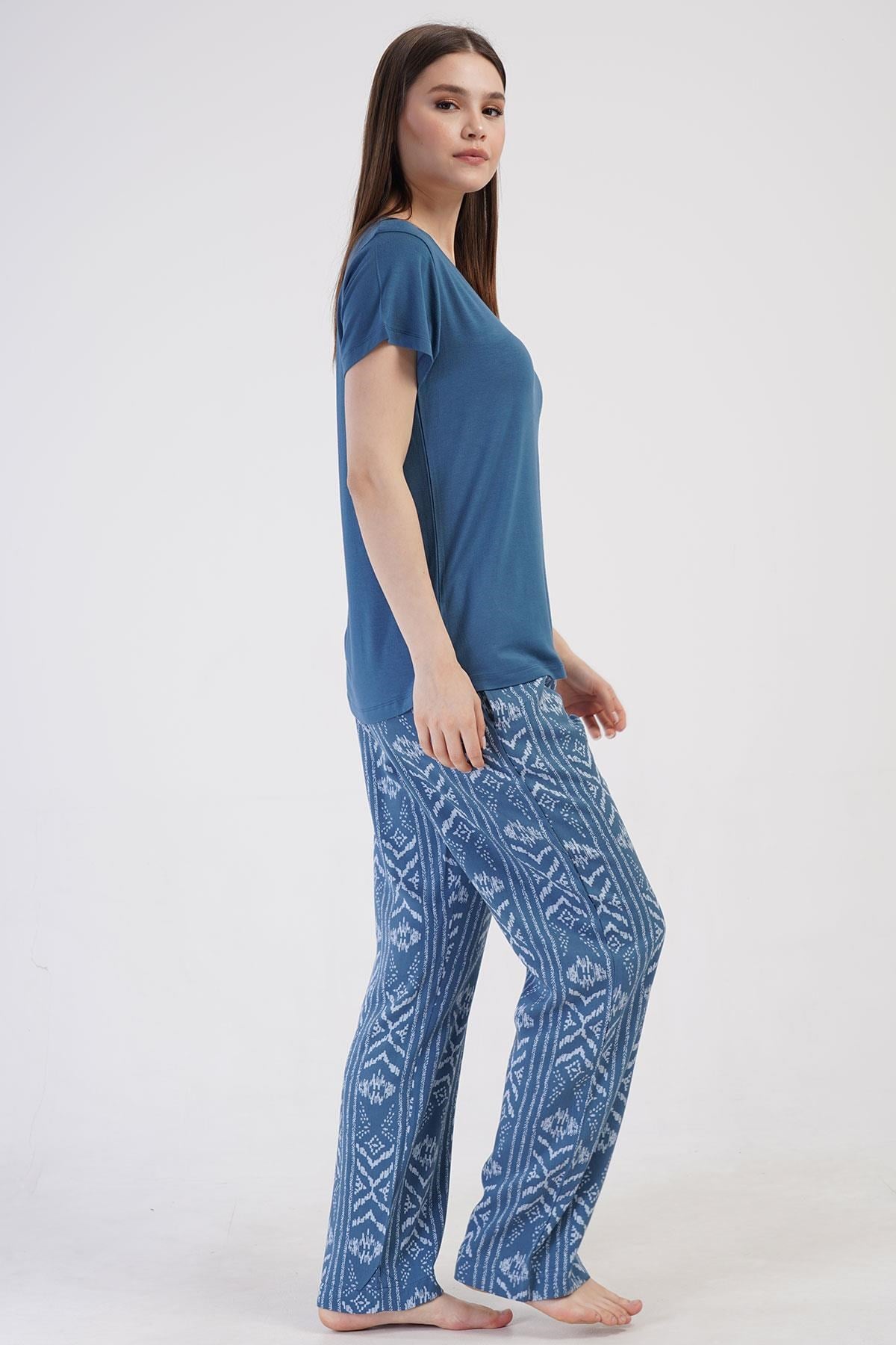 327338Kadın Kısa Kol İndigo Pijama Takımı C7T4N0O014Kadın Kısa Kol İndigo Pijama Takımı C7T4N0O014VienettaKısa Kol / Askılı PijamaKısa Kol / Askılı PijamaVienettaKadın Kısa Kol İndigo Pijama Takımı C7T4N0O014