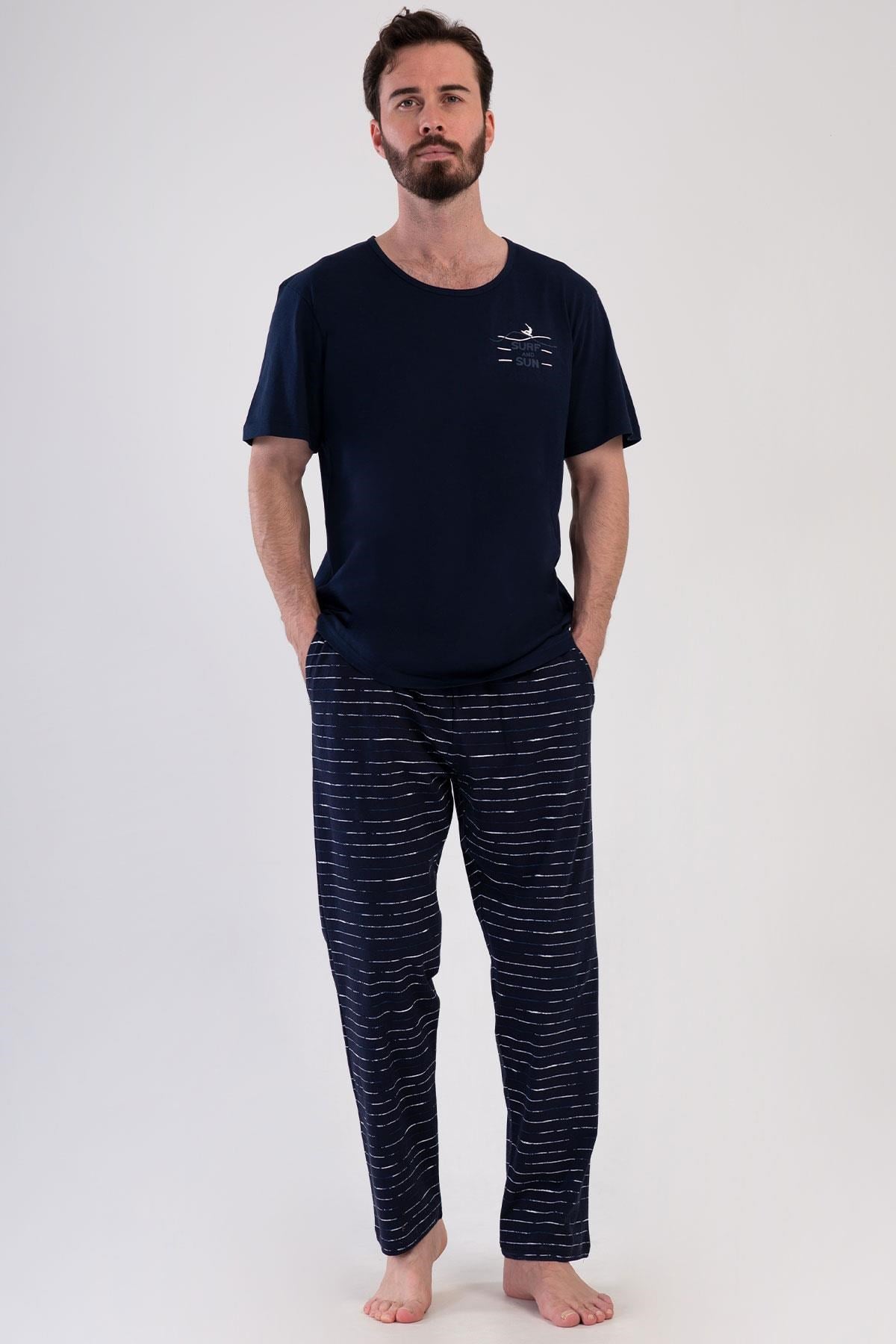 327395Erkek Kısa Kol Lacivert Pijama Takım C0T3N1O804Erkek Kısa Kol Lacivert Pijama Takım C0T3N1O804VienettaPijama TakımıPijama TakımıVienettaErkek Kısa Kol Lacivert Pijama Takım C0T3N1O804