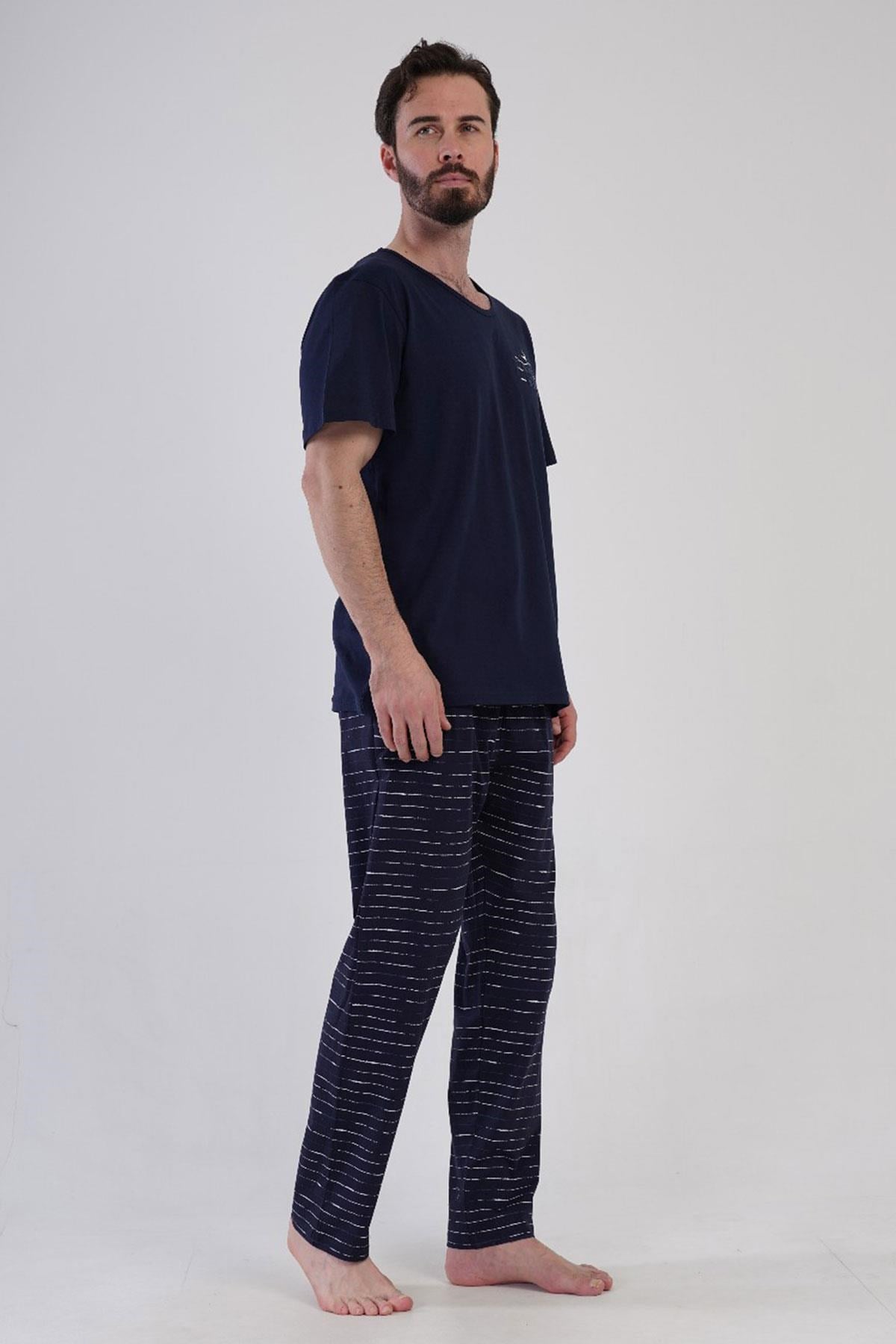 327395Erkek Kısa Kol Lacivert Pijama Takım C0T3N1O804Erkek Kısa Kol Lacivert Pijama Takım C0T3N1O804VienettaPijama TakımıPijama TakımıVienettaErkek Kısa Kol Lacivert Pijama Takım C0T3N1O804