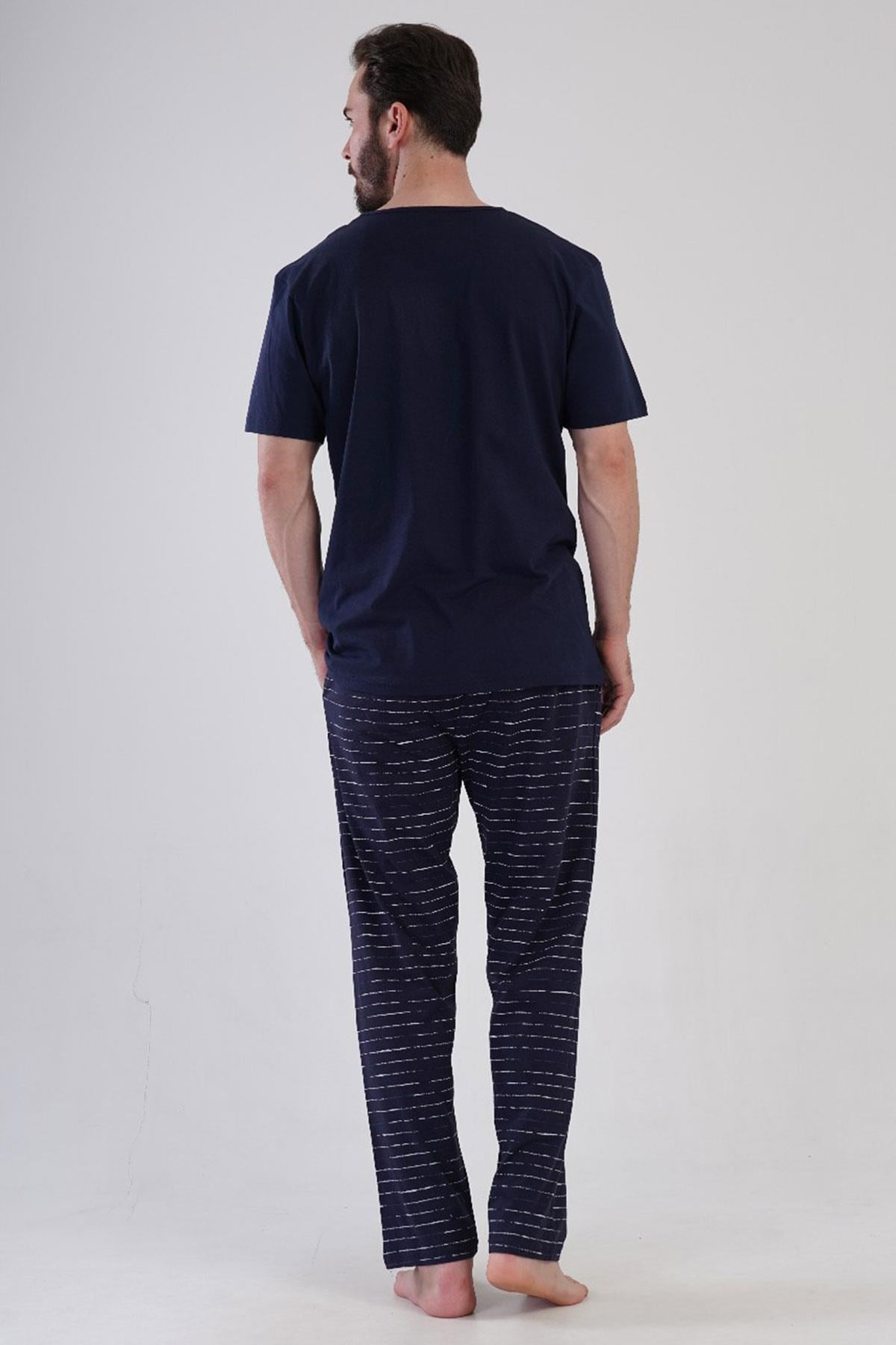 327395Erkek Kısa Kol Lacivert Pijama Takım C0T3N1O804Erkek Kısa Kol Lacivert Pijama Takım C0T3N1O804VienettaPijama TakımıPijama TakımıVienettaErkek Kısa Kol Lacivert Pijama Takım C0T3N1O804