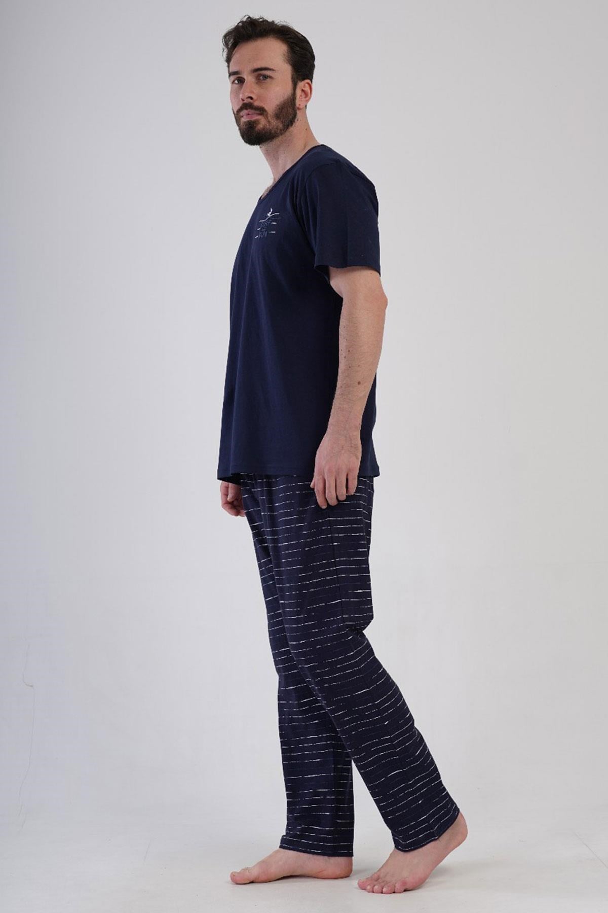 327395Erkek Kısa Kol Lacivert Pijama Takım C0T3N1O804Erkek Kısa Kol Lacivert Pijama Takım C0T3N1O804VienettaPijama TakımıPijama TakımıVienettaErkek Kısa Kol Lacivert Pijama Takım C0T3N1O804