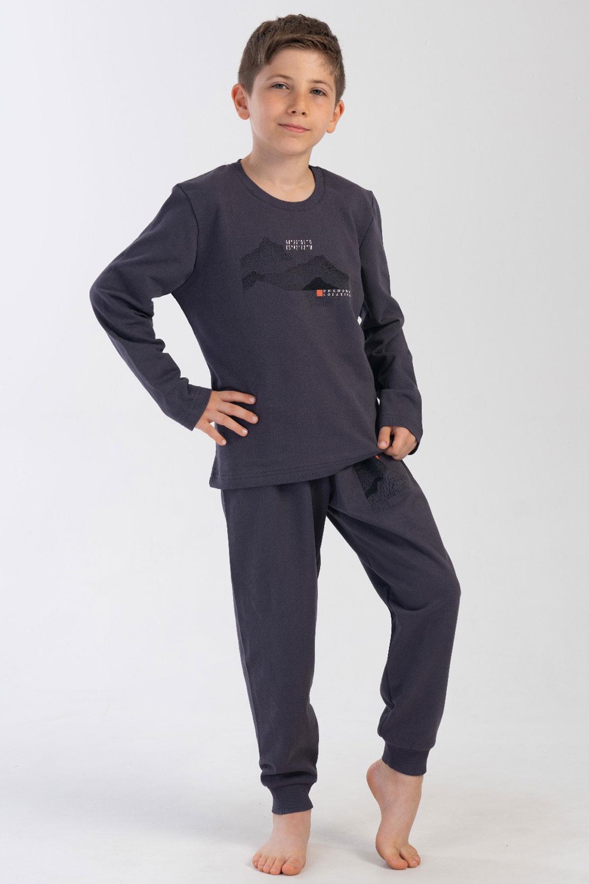 324370Erkek Çocuk Uzun Kol Füme Pijama Takım C6T0N0O304Erkek Çocuk Uzun Kol Füme Pijama Takım C6T0N0O304VienettaPijamaPijamaVienettaErkek Çocuk Uzun Kol Füme Pijama Takım C6T0N0O304