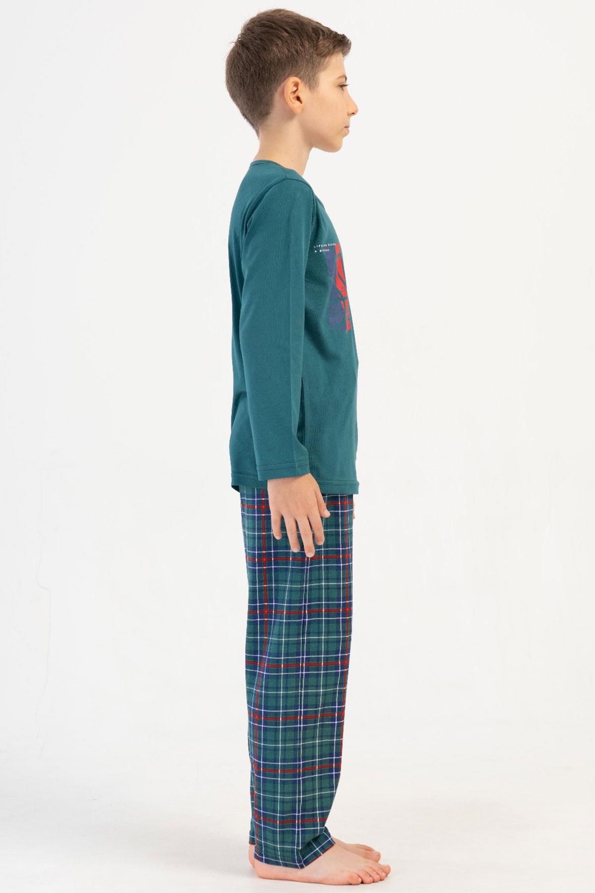 325837Erkek Çocuk Uzun Kol Petrol Pijama Takım C4T4N1O504Erkek Çocuk Uzun Kol Petrol Pijama Takım C4T4N1O504VienettaPijamaPijamaVienettaErkek Çocuk Uzun Kol Petrol Pijama Takım C4T4N1O504