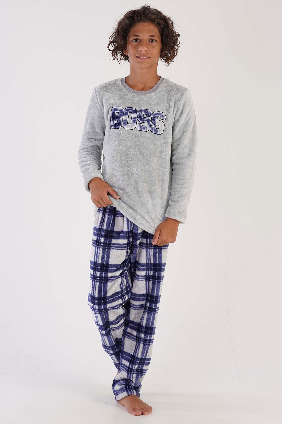 324355Erkek Çocuk Uzun Kol Welsoft Gri Pijama Takım C8T7N0O303Erkek Çocuk Uzun Kol Welsoft Gri Pijama Takım C8T7N0O303VienettaPijamaPijamaVienettaErkek Çocuk Uzun Kol Welsoft Gri Pijama Takım C8T7N0O303
