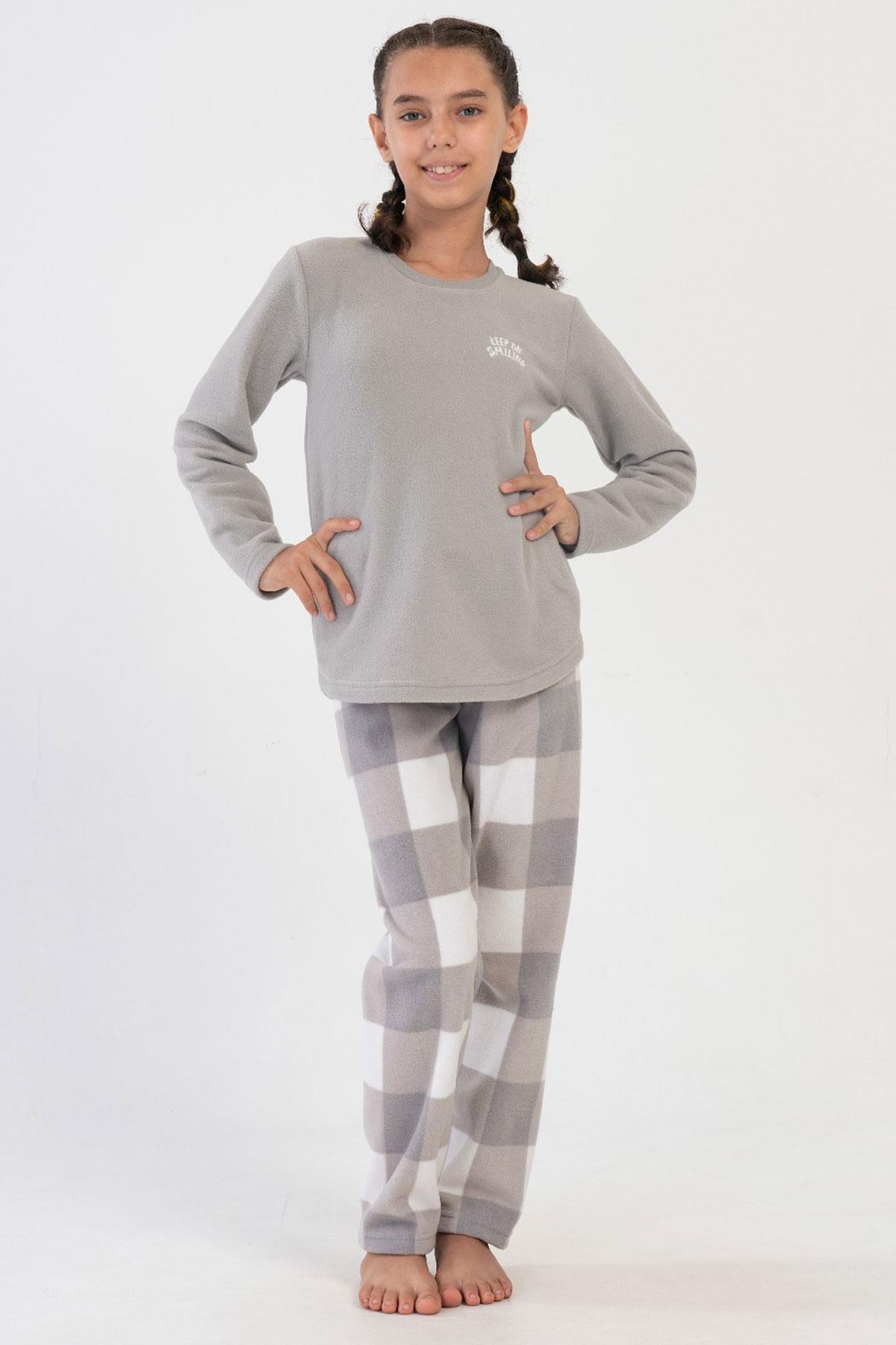 325929Kız Çocuk Uzun Kol Polar Gri Pijama Takım C1T7N0O304Kız Çocuk Uzun Kol Polar Gri Pijama Takım C1T7N0O304VienettaPijamaPijamaVienettaKız Çocuk Uzun Kol Polar Gri Pijama Takım C1T7N0O304