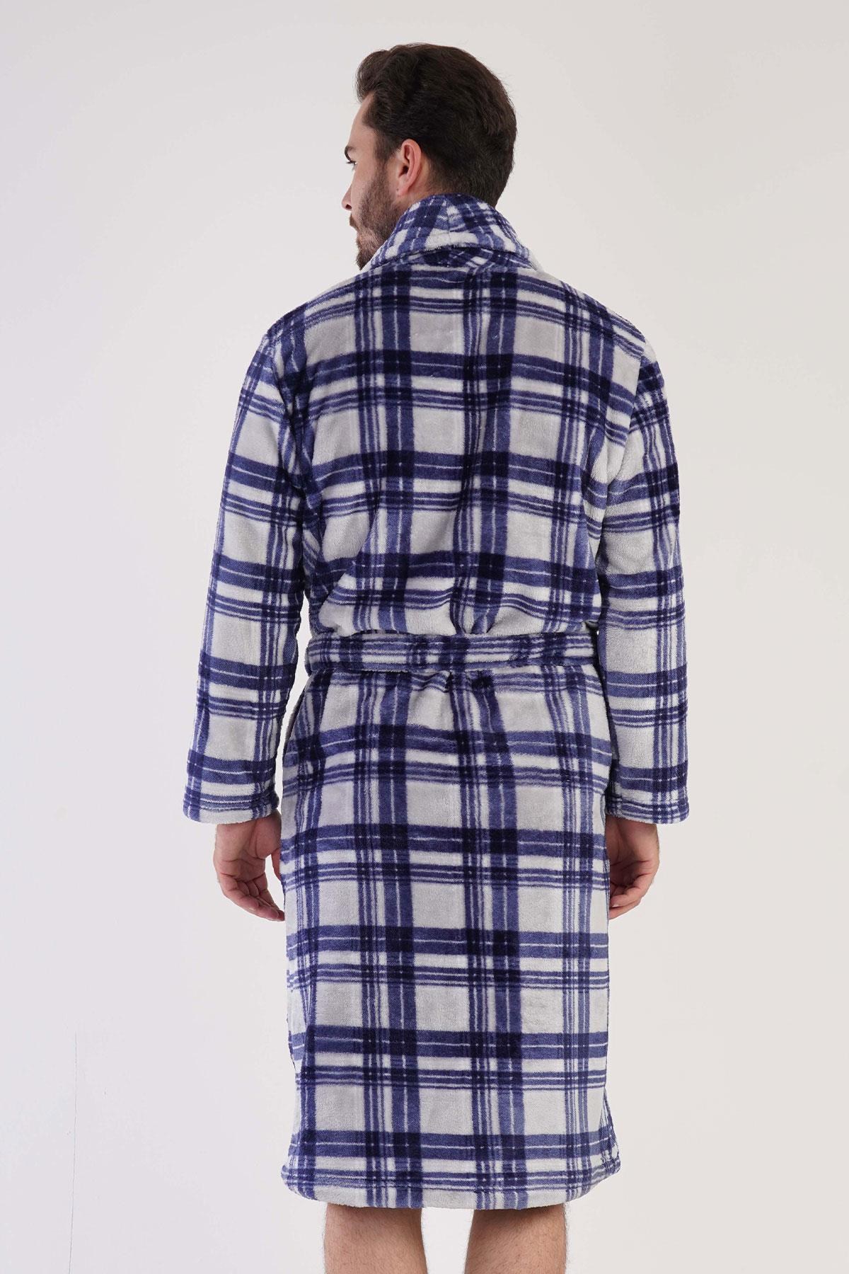 329098Erkek İndigo Renk Welsoft Uzun Kollu Kuşaklı Cepli Sabahlık C5T7N0303SabahlıkVienettaErkek İndigo Renk Welsoft Uzun Kollu Kuşaklı Cepli Sabahlık C5T7N0303