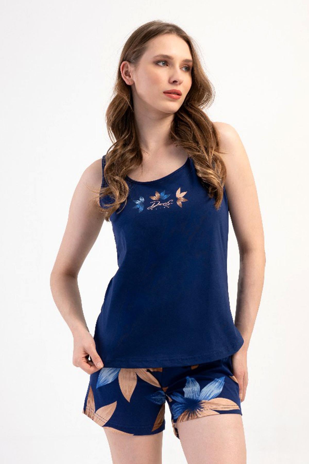 327317Kadın İnce Askı Lacivert Şortlu Pijama Takım Viskon C3T5N0O904cotonhause.com.tr Online Alışveriş - Sezon İndirimlerini Keşfet Kadın İnce Askı Lacivert Şortlu Pijama Takım Viskon C3T5N0O904Şortlu TakımVienettaKadın İnce Askı Lacivert Şortlu Pijama Takım Viskon C3T5N0O904