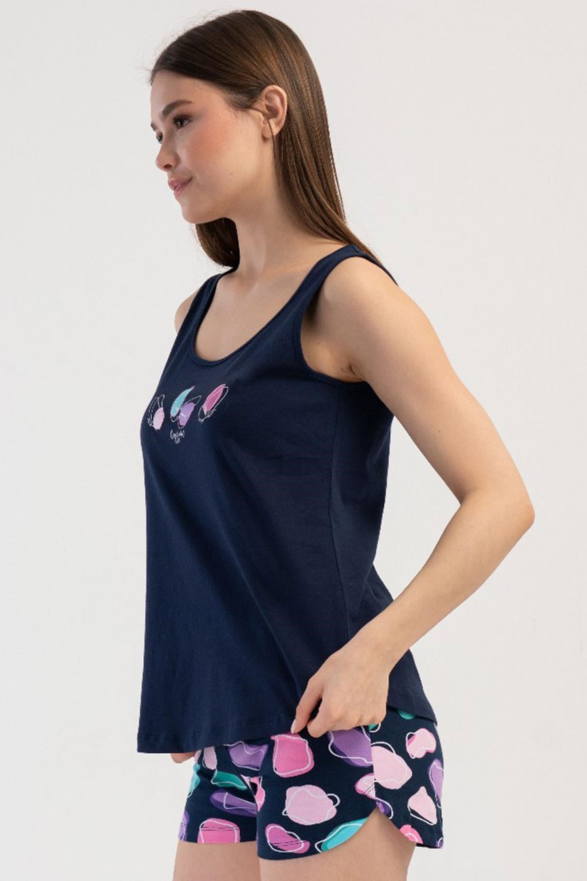 327295Kadın Kalın Askı Lacivert Şortlu Pijama Takım C2T5N2O804cotonhause.com.tr Online Alışveriş - Sezon İndirimlerini Keşfet Kadın Kalın Askı Lacivert Şortlu Pijama Takım C2T5N2O804Şortlu TakımVienettaKadın Kalın Askı Lacivert Şortlu Pijama Takım C2T5N2O804