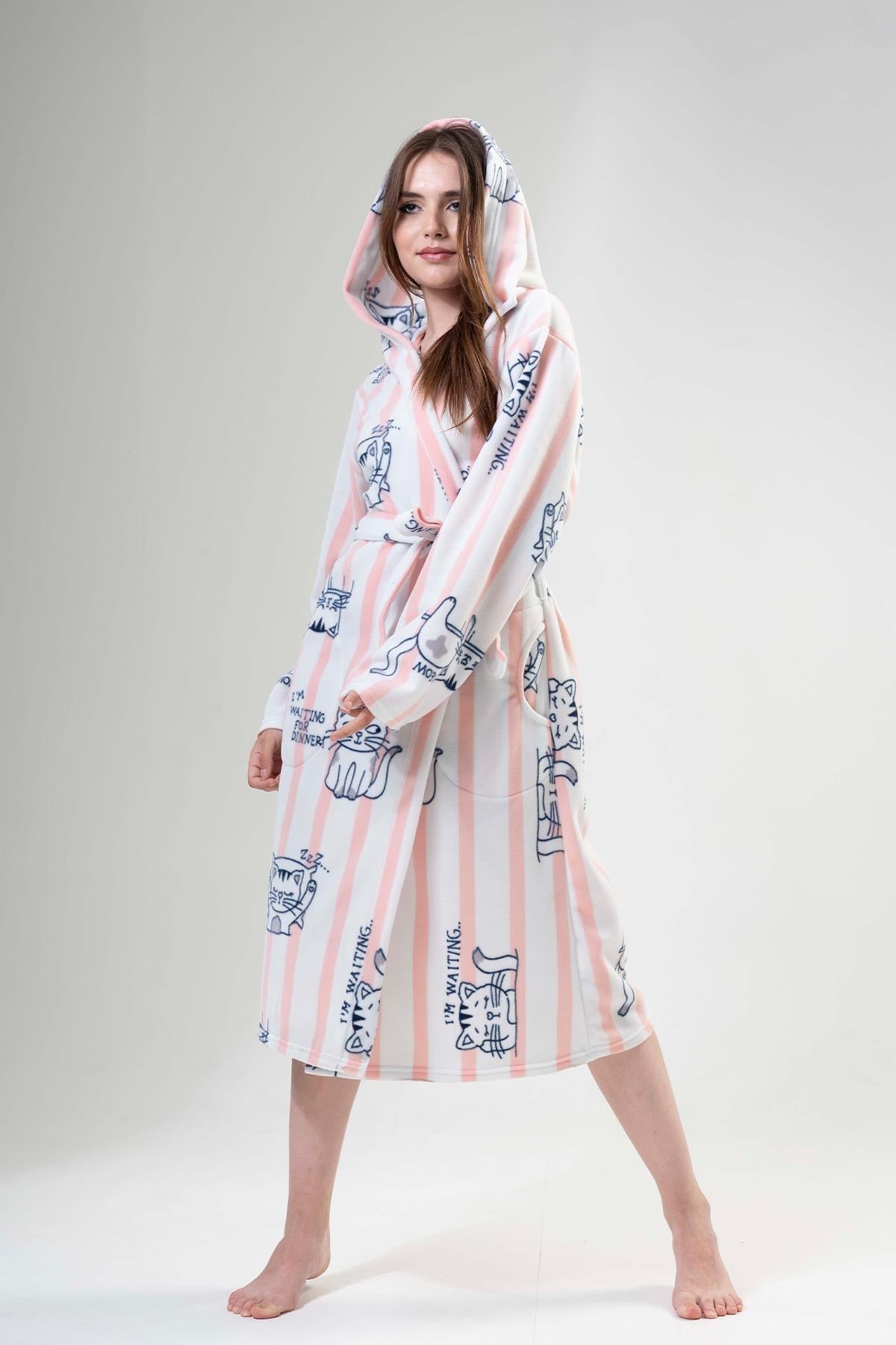 310087Kadın Kapüşonlu Polar Pink Sabahlık 203184-0221Kadın Kapüşonlu Polar Pink Sabahlık 203184-0221VienettaTek SabahlıkTek SabahlıkVienettaKadın Kapüşonlu Polar Pink Sabahlık 203184-0221