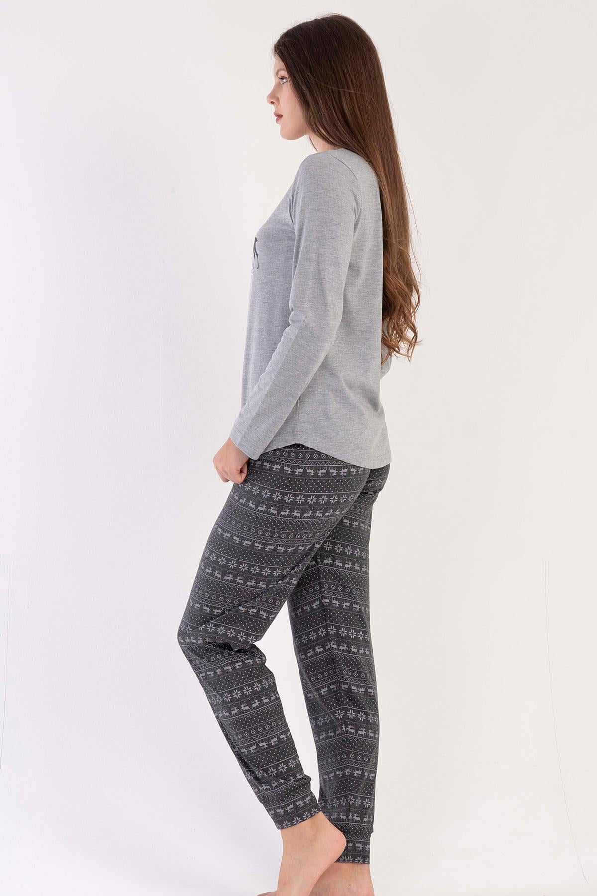 327263Kadın Uzun Kol Gri Pijama Takımı C0T9N0O403cotonhause.com.tr Online Alışveriş - Sezon İndirimlerini Keşfet Kadın Uzun Kol Gri Pijama Takımı C0T9N0O403Uzun Kol PijamaVienettaKadın Uzun Kol Gri Pijama Takımı C0T9N0O403