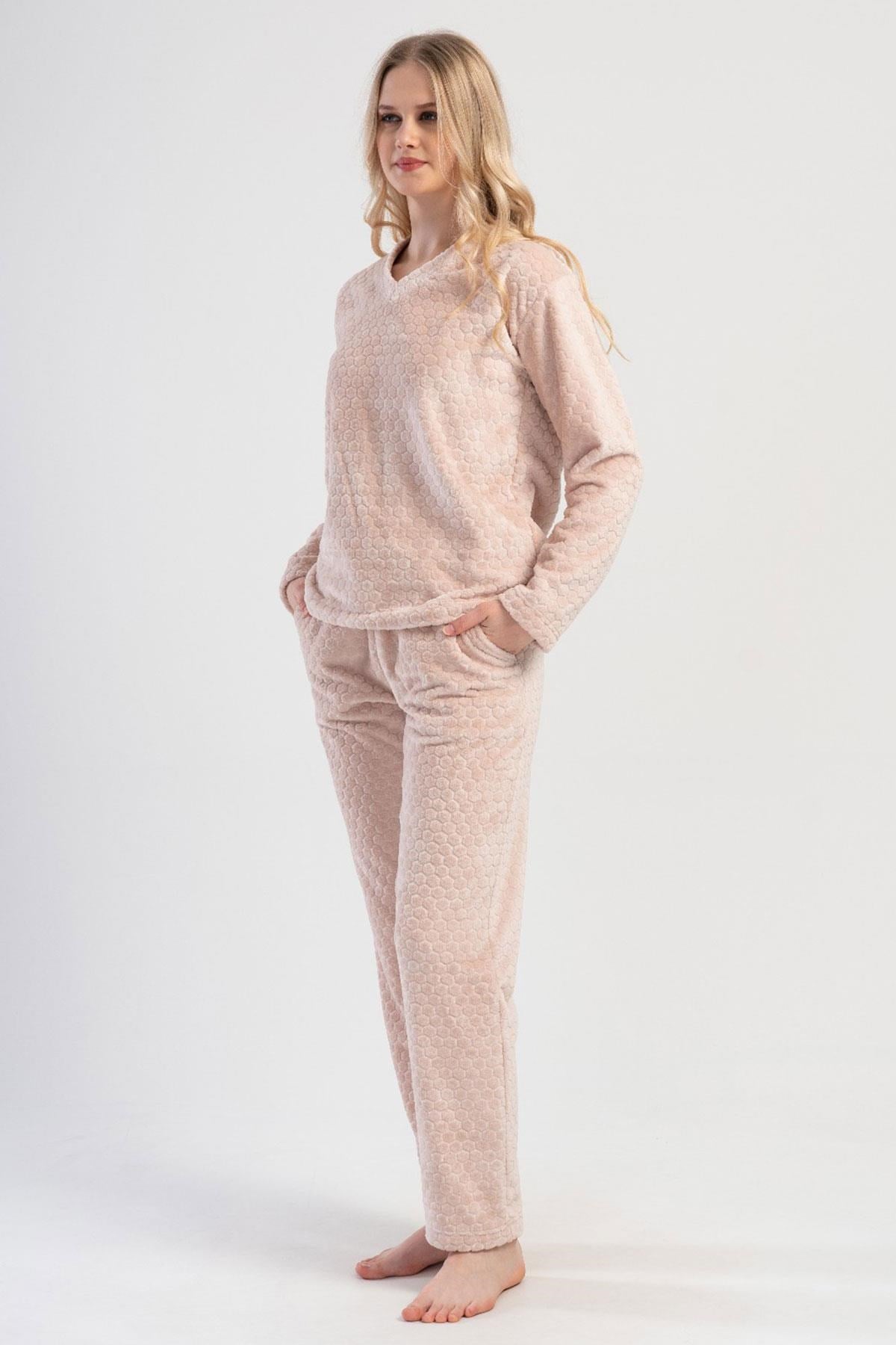 325930Kadın Welsoft Uzun Kol Bej Pijama Takım C4T1N1O304Kadın Welsoft Uzun Kol Bej Pijama Takım C4T1N1O304VienettaUzun Kol PijamaUzun Kol PijamaVienettaKadın Welsoft Uzun Kol Bej Pijama Takım C4T1N1O304