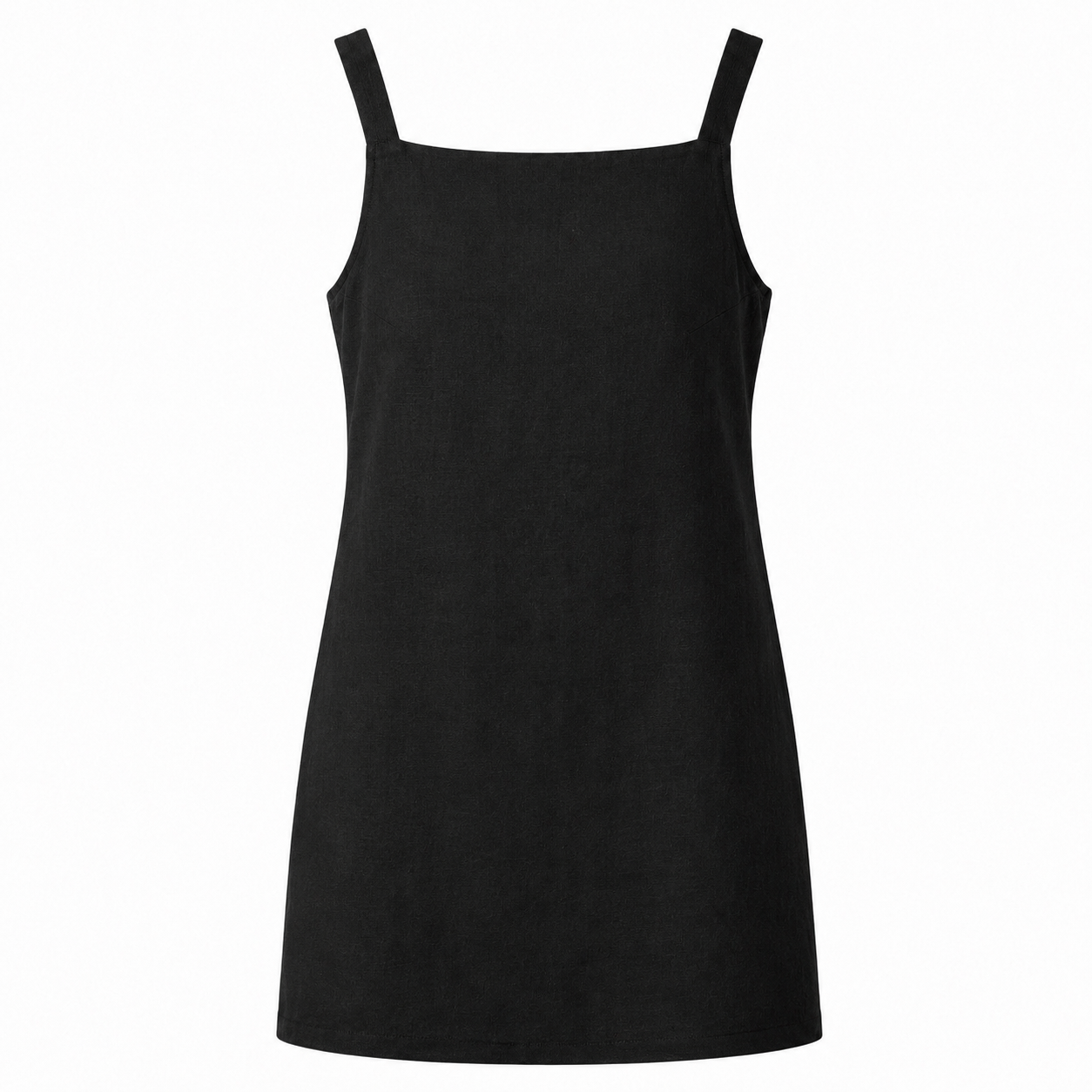 Daisy Keten Elbise- Black