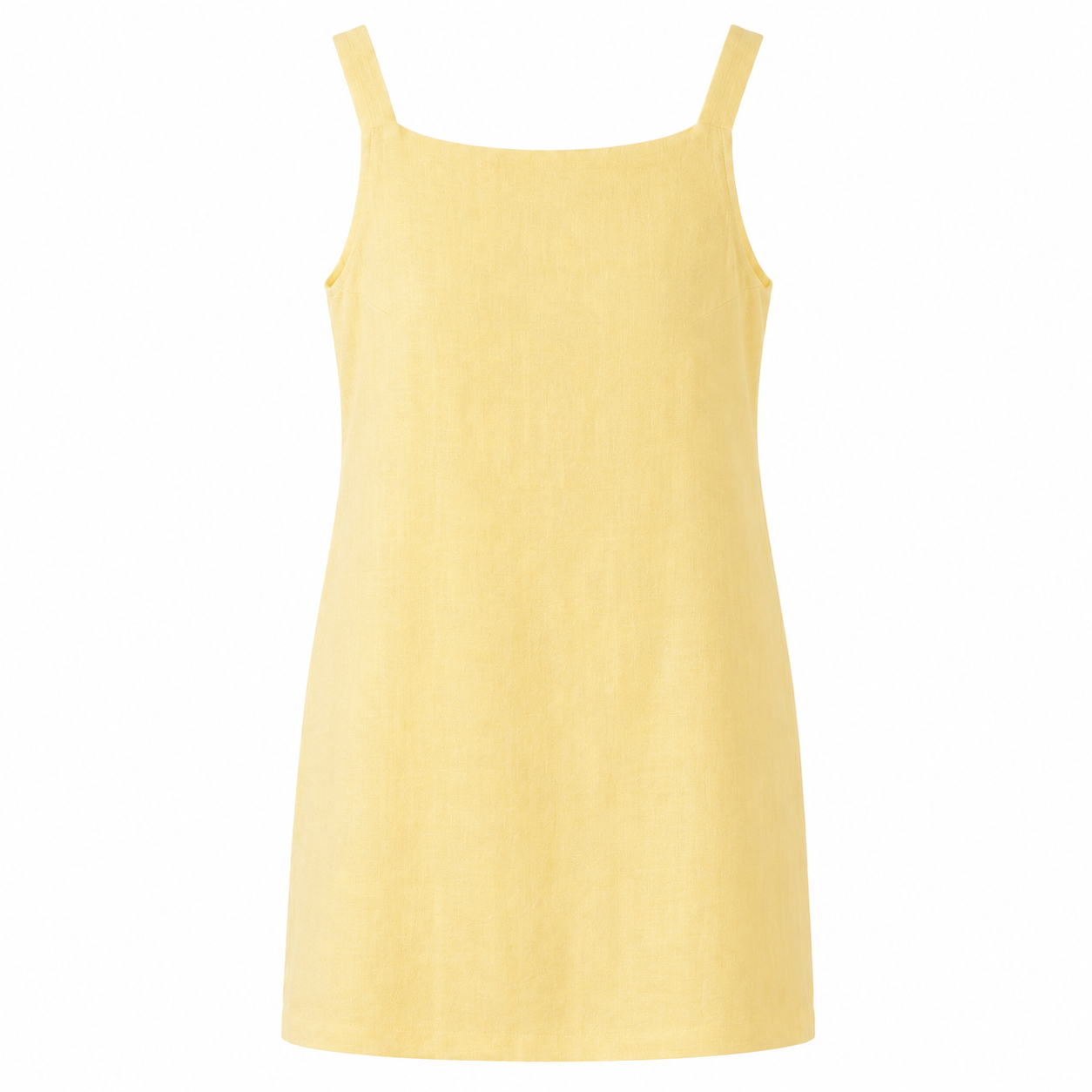 Daisy Keten Elbise-Lemon