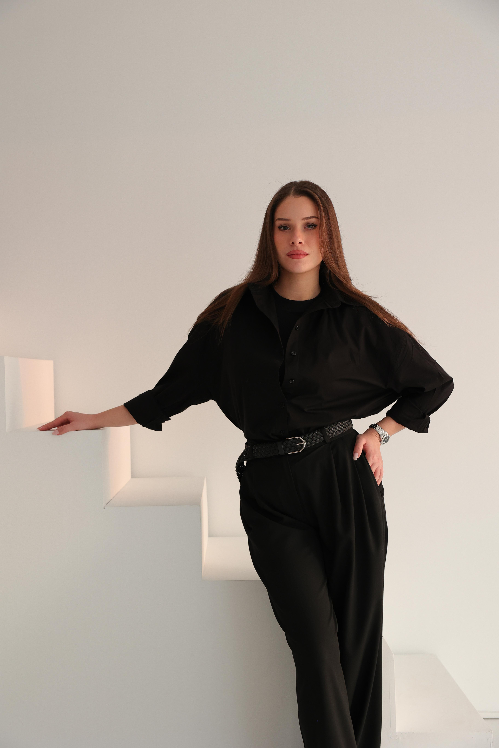 Fulya Gömlek-Siyah